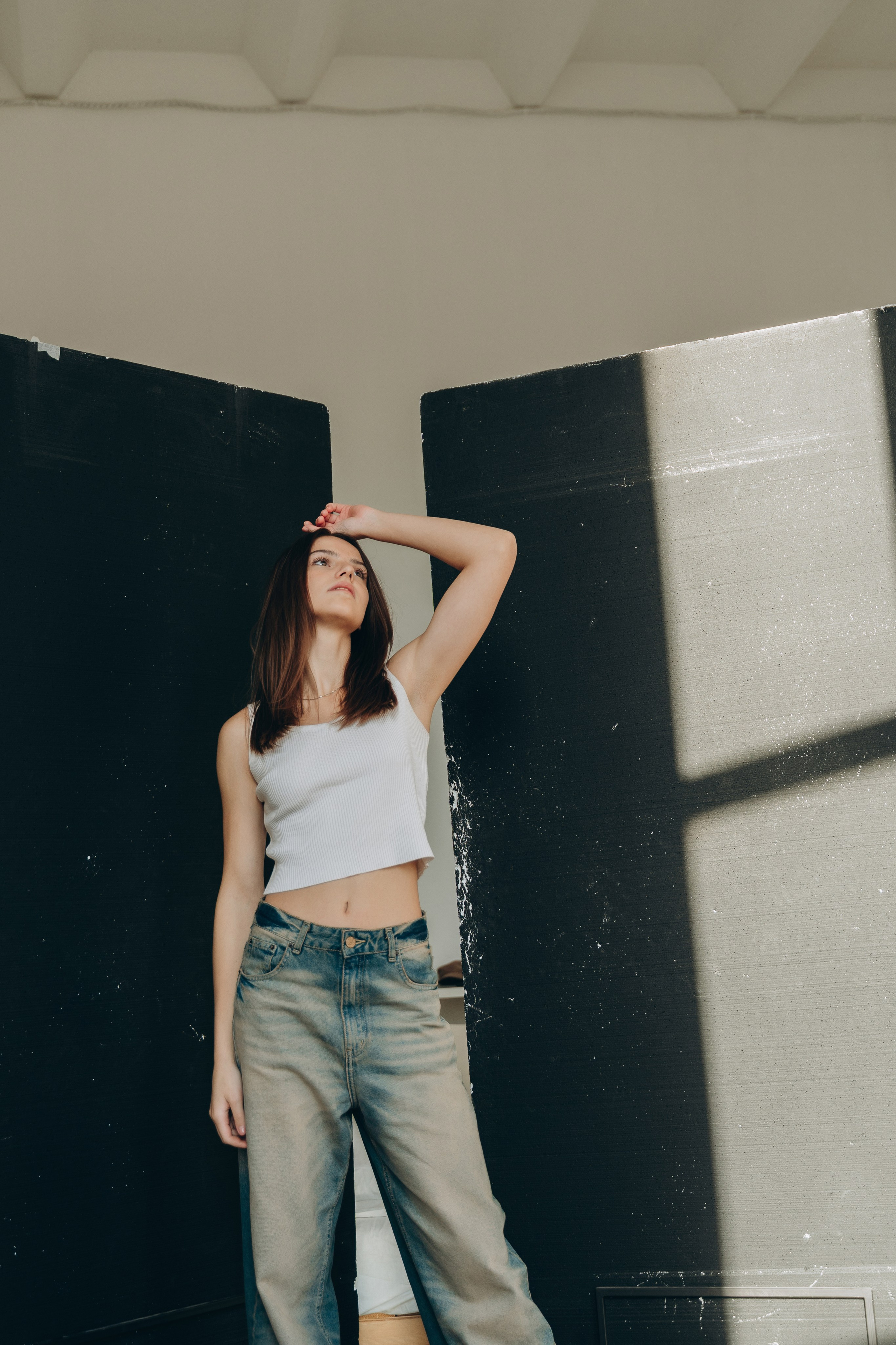 Настя. Модельные тесты. Фотограф Москва Виктория-Антуанетта