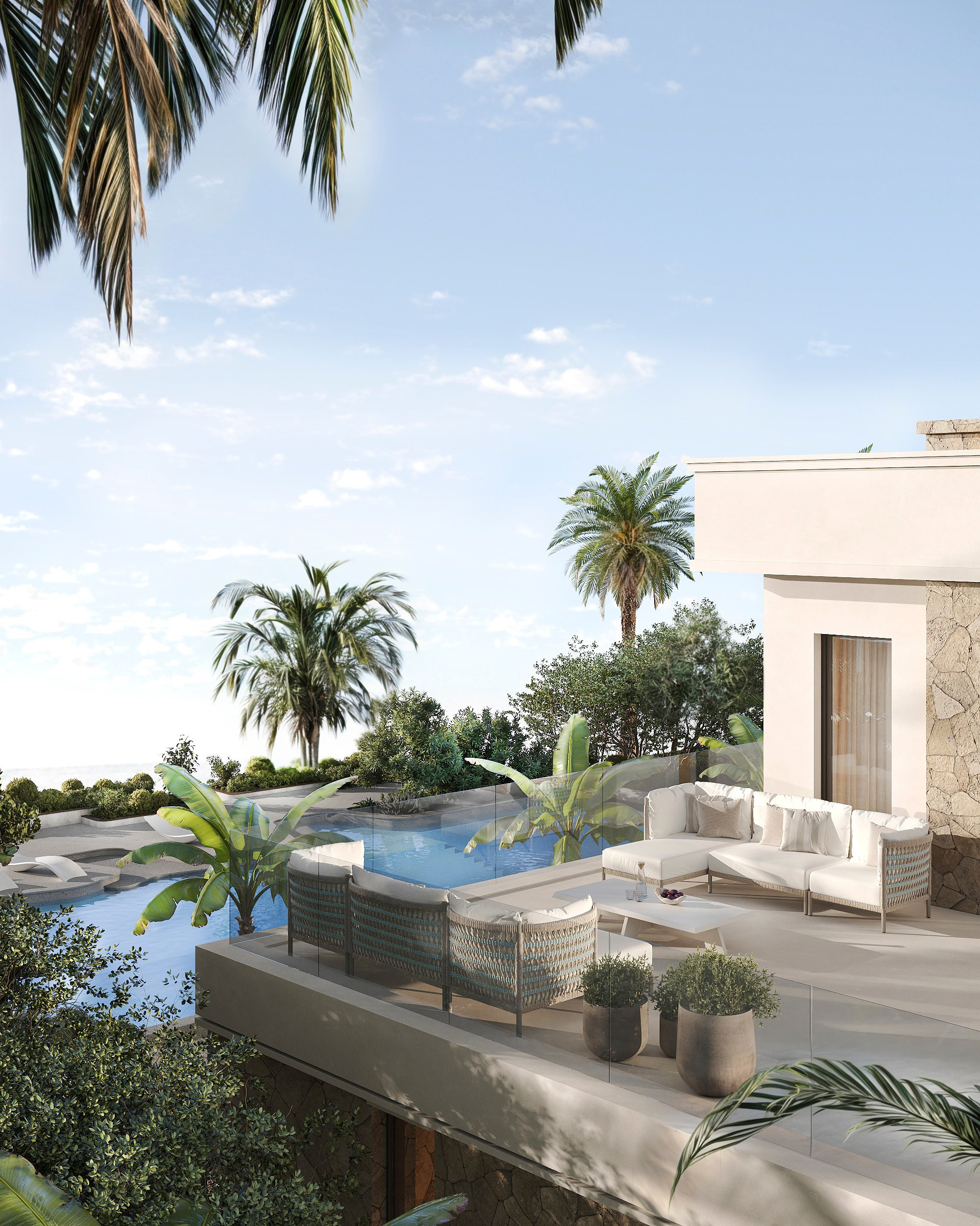 Сoastal residence. Solovets visualization