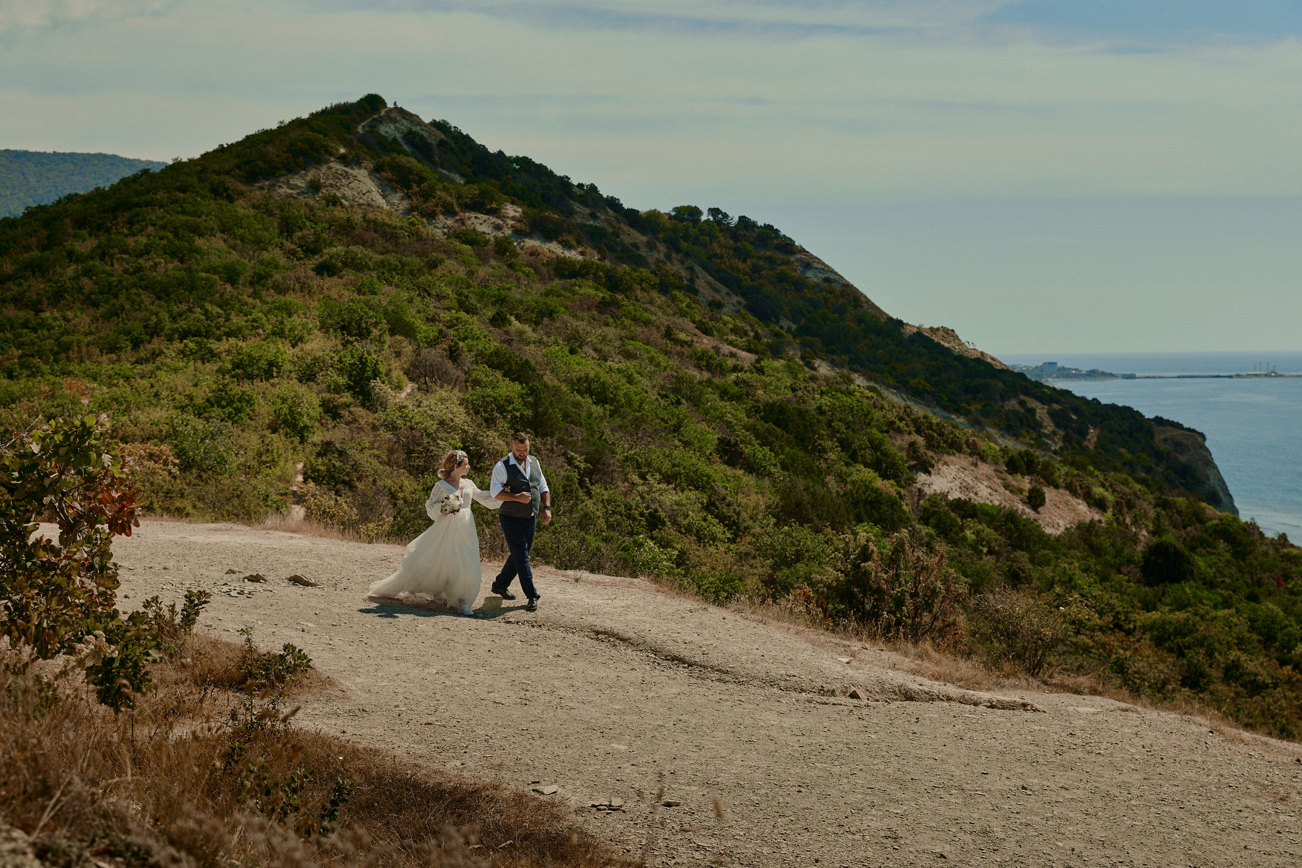 Байкерская свадебная фотосессия