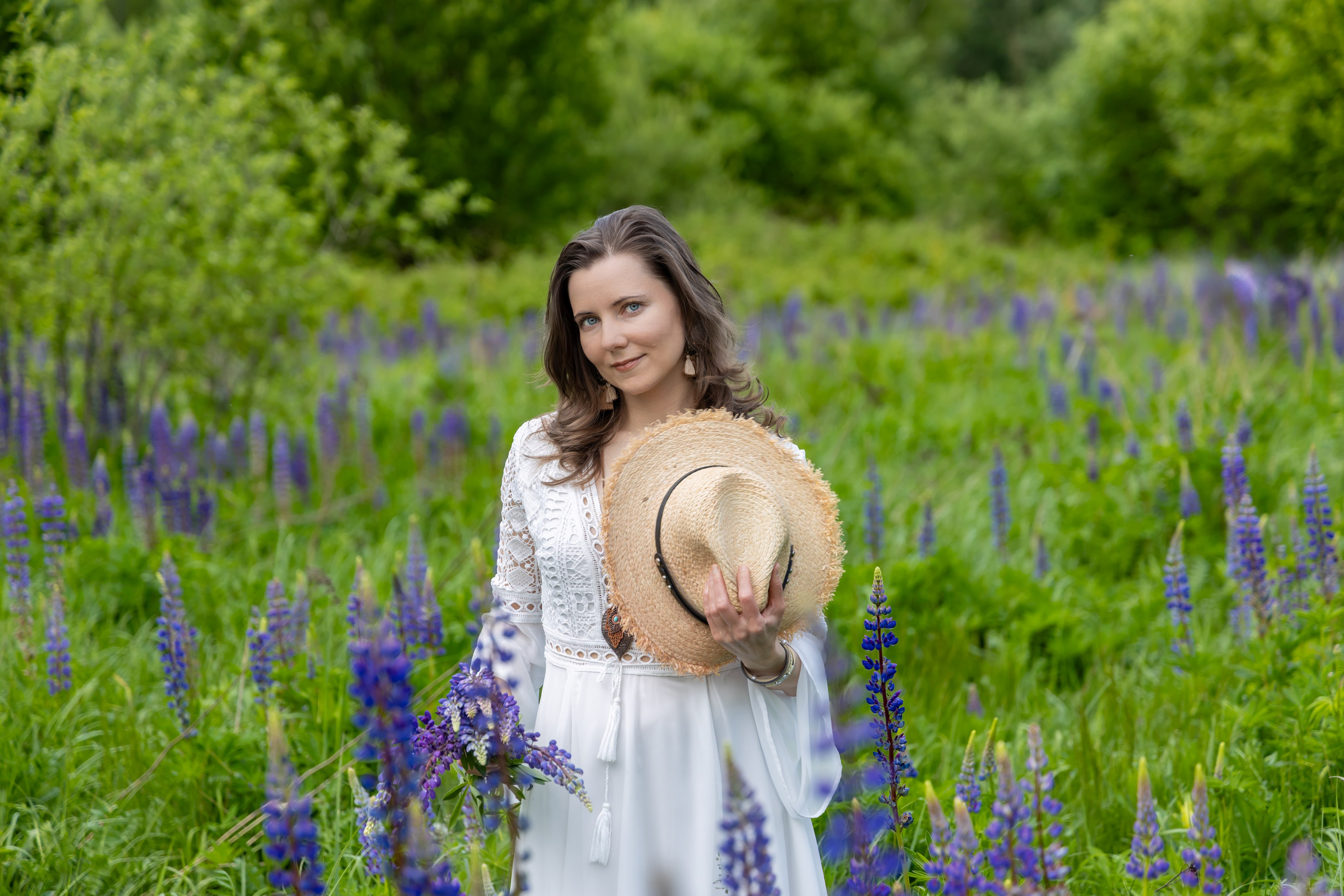 Фотосессия в люпинах. Репортажный, семейный и студийный фотограф в Москве Демин Алексей