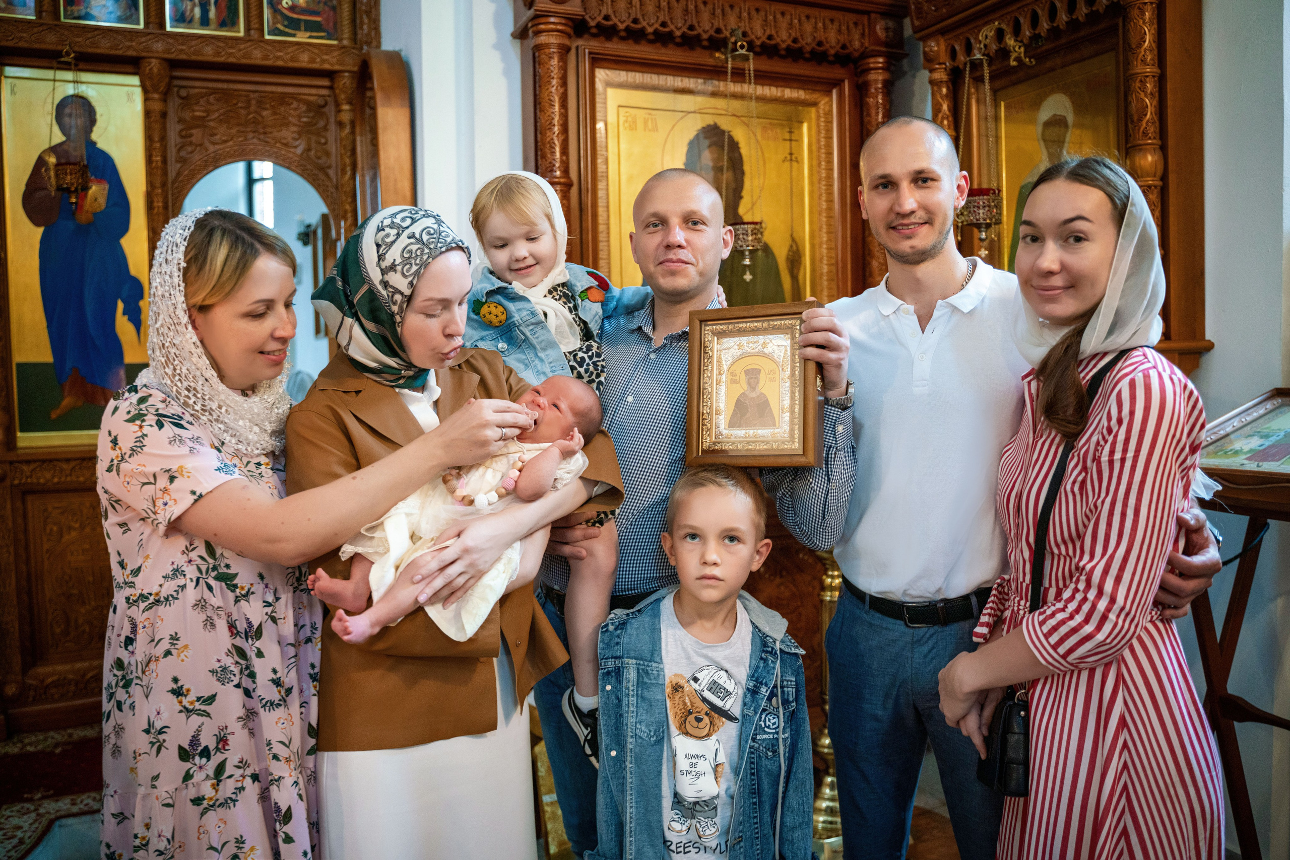 Крещение Александры. Фотограф Мария Орлова