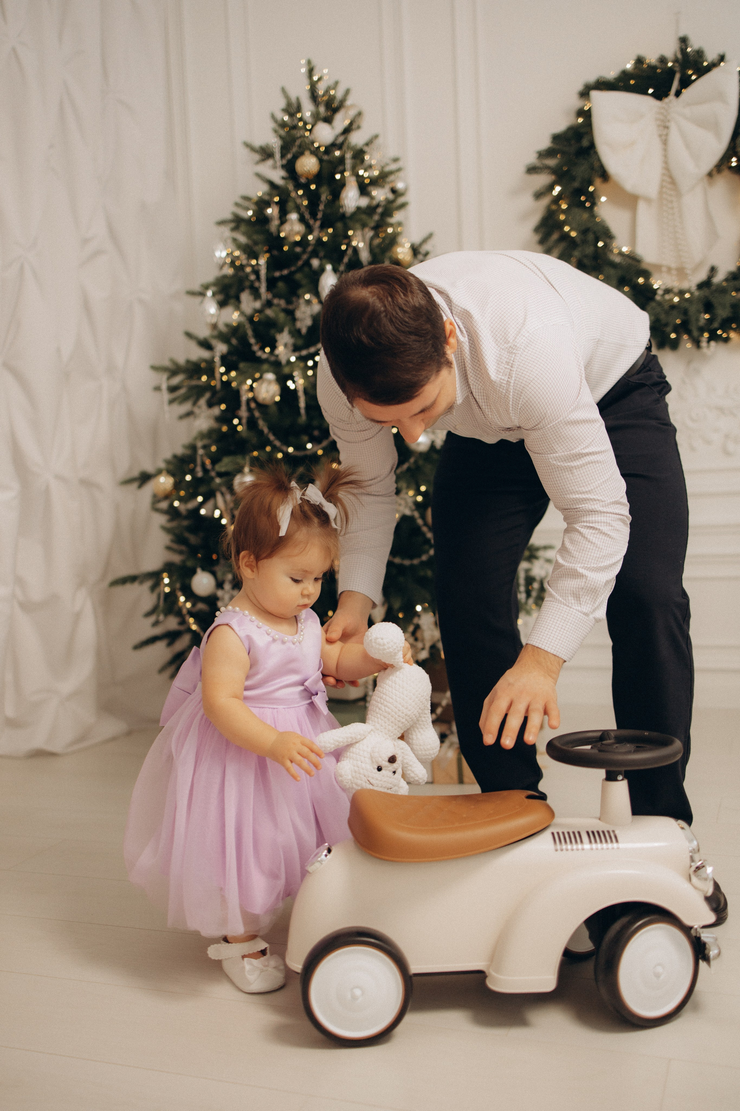 Новый год маленькой Анечки. Семейный фотограф в Москве Анастасия Шалда