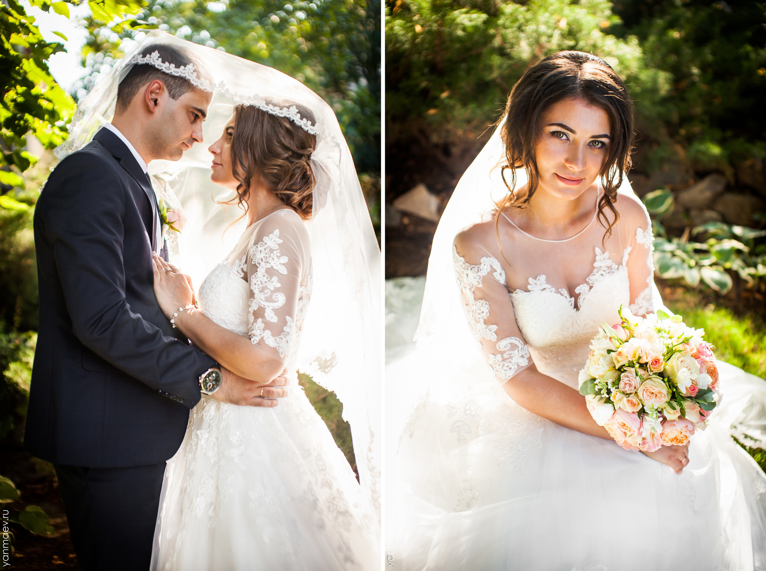 Свадебное портфолио фотографа. Свадебная, репортажная и бизнес съёмка в Ростове-на-Дону