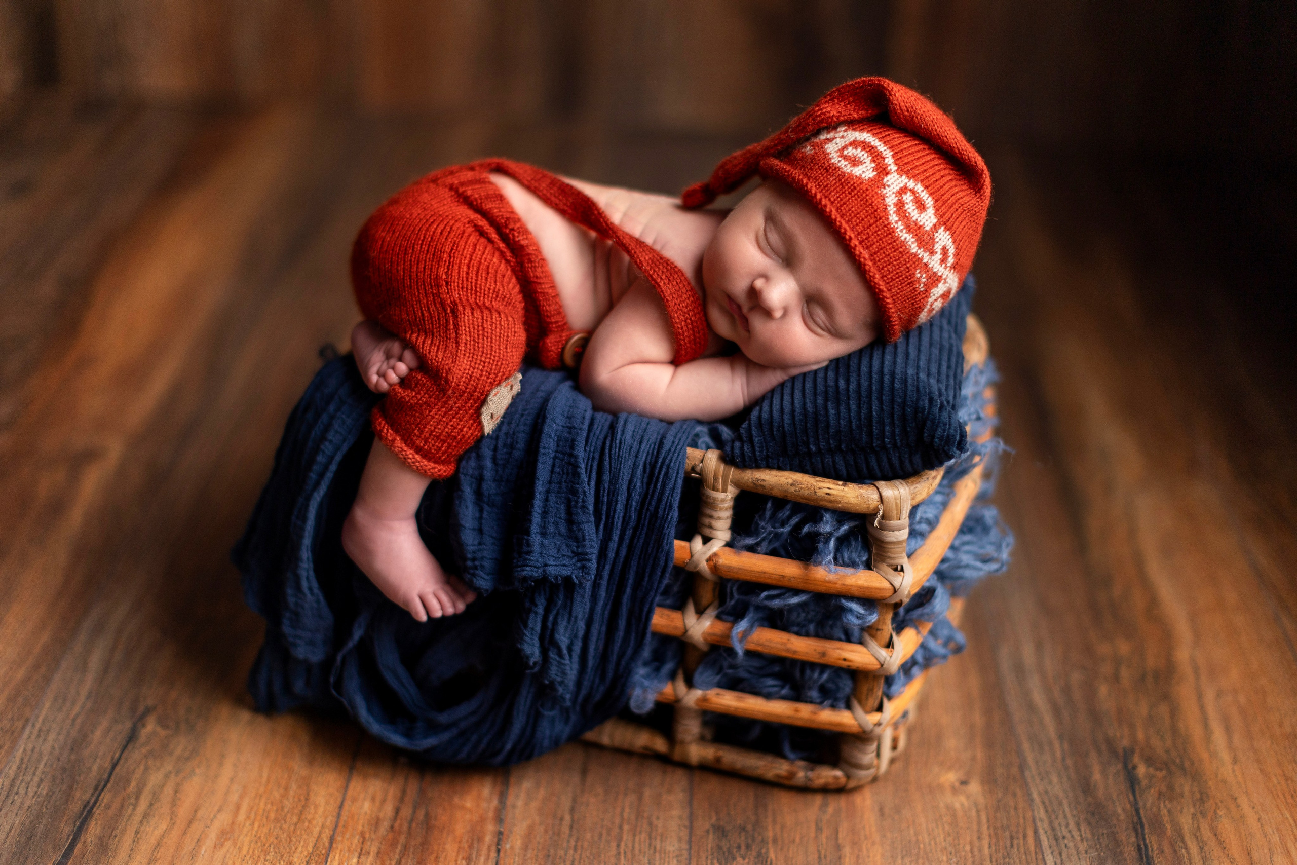 Deep blue. Фотограф новорожденных, семейный фотограф в Санкт-Петербурге