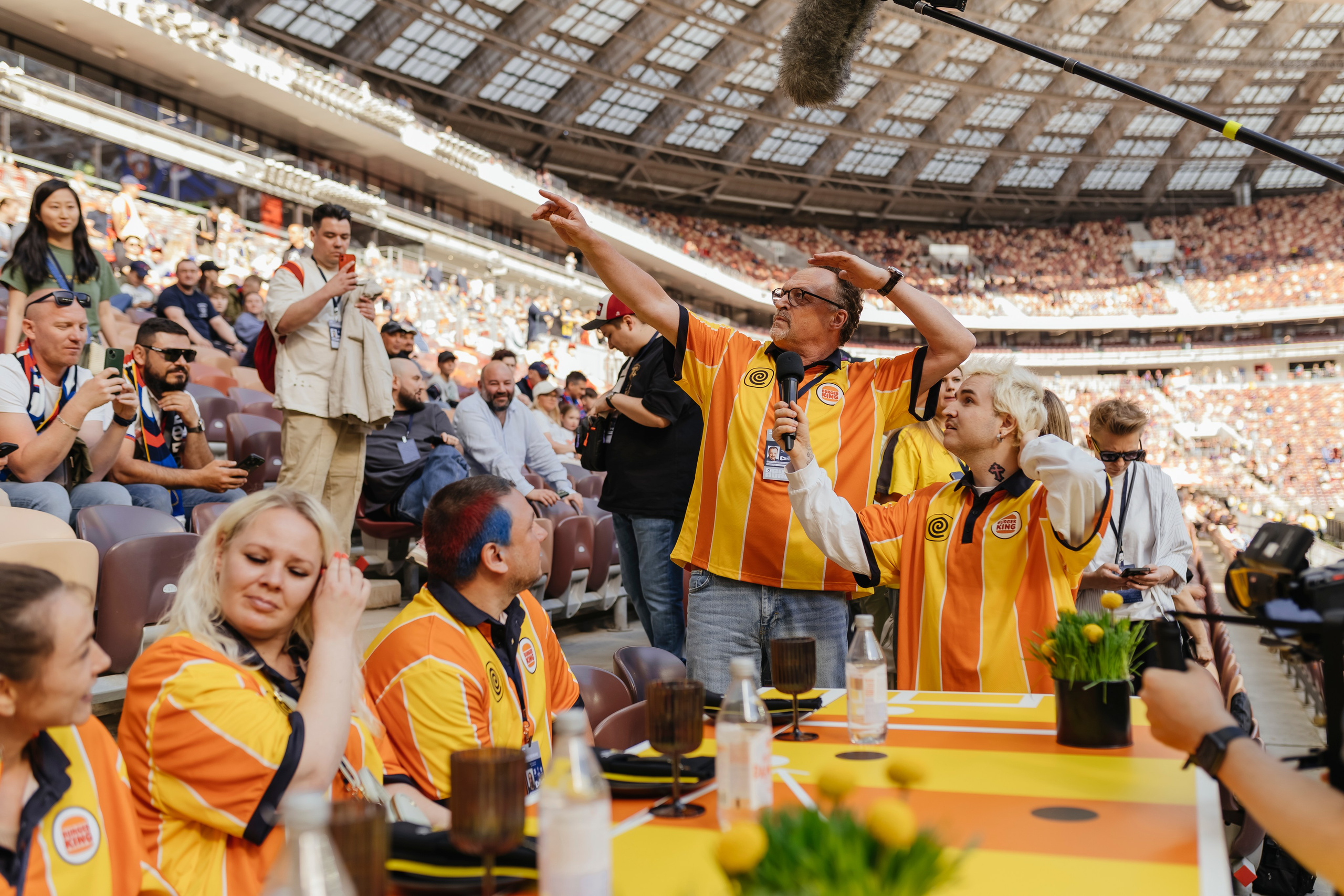 Яндекс Еда x Burger King На финале кубка России по футболу. Репортажный, event, концертный и backstage фотограф из Москвы Виталий Кривцов