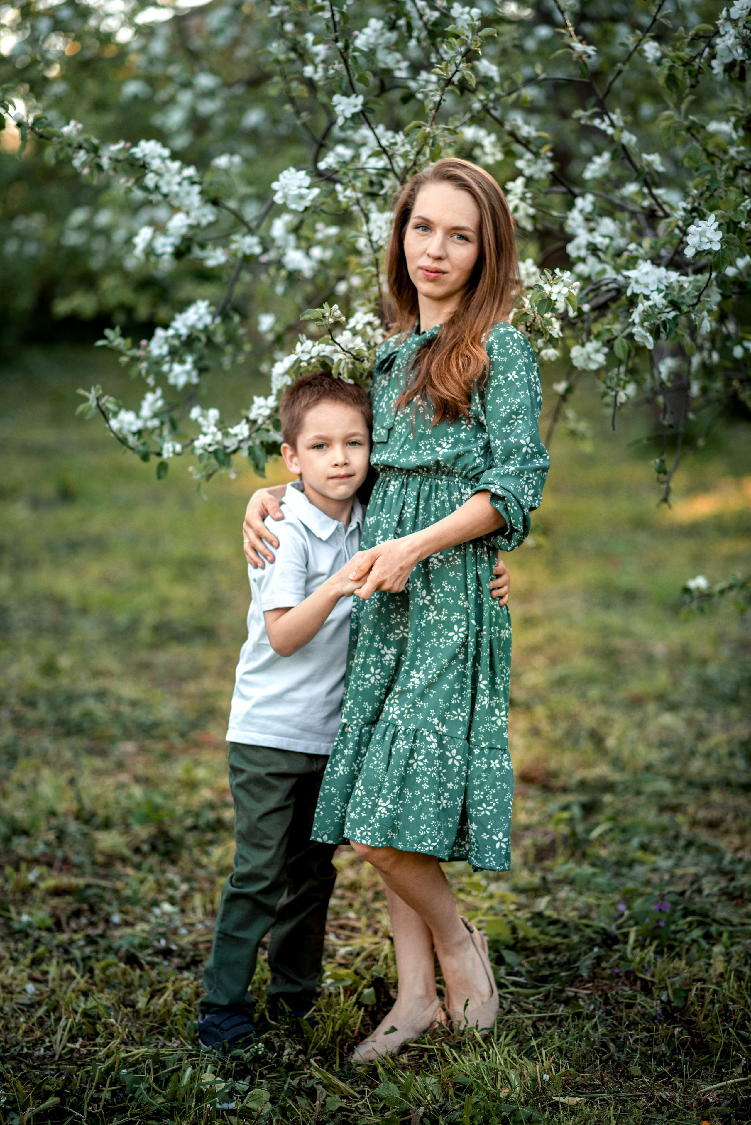 Семейная фотосессия в цветении. Ясная Поляна. Семейный и детский фотограф в Туле Светлана Воронкова