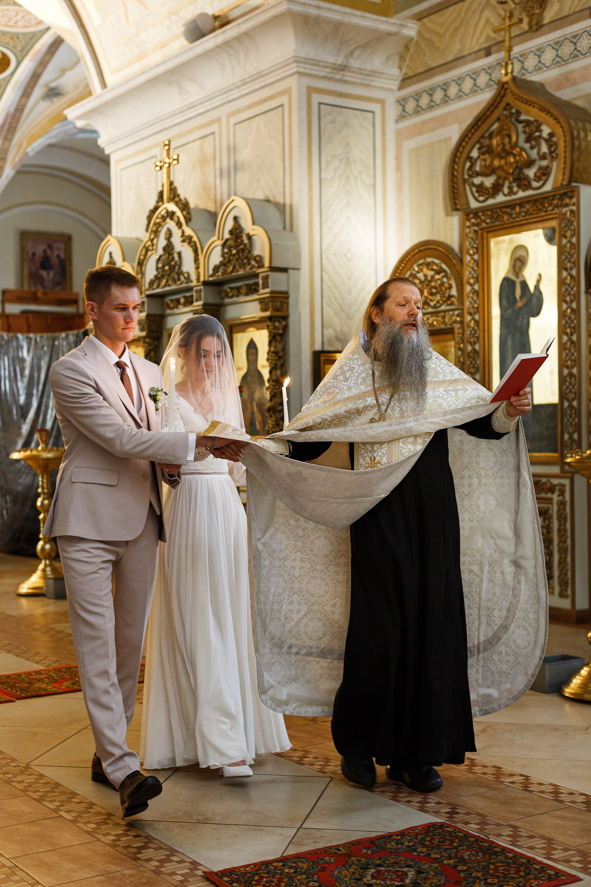 Венчание в храме Живоначальной Троицы на Шаболовке