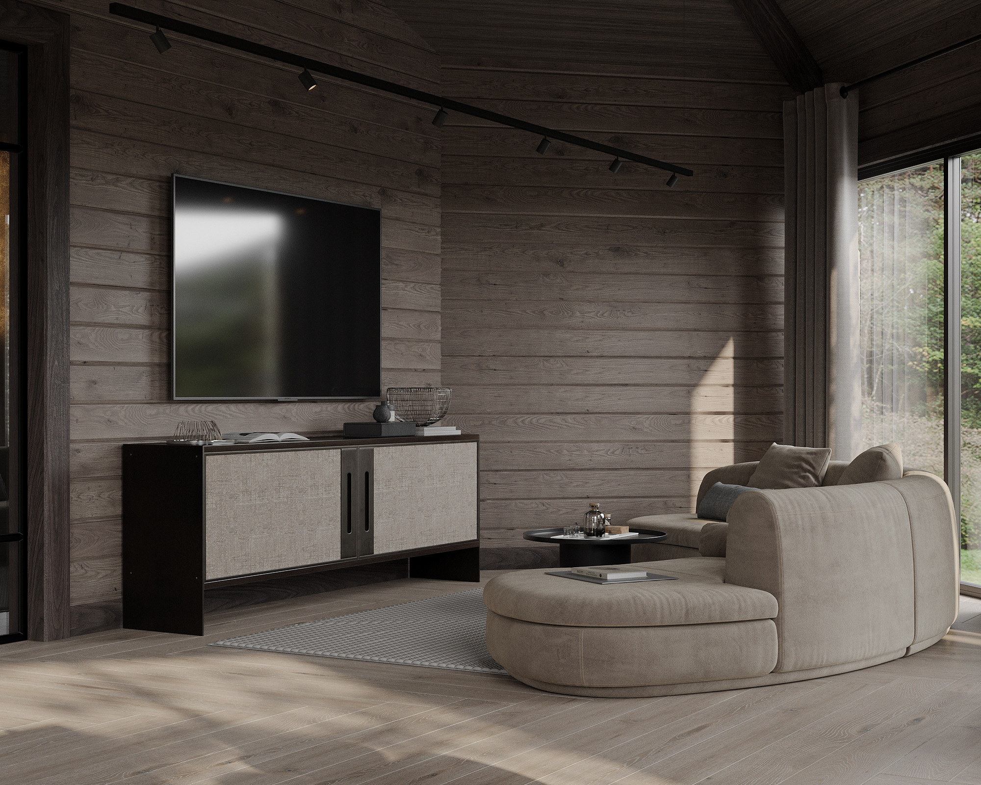 RECREATION CENTER PAVILION. 3д визуализация интерьера и экстерьера