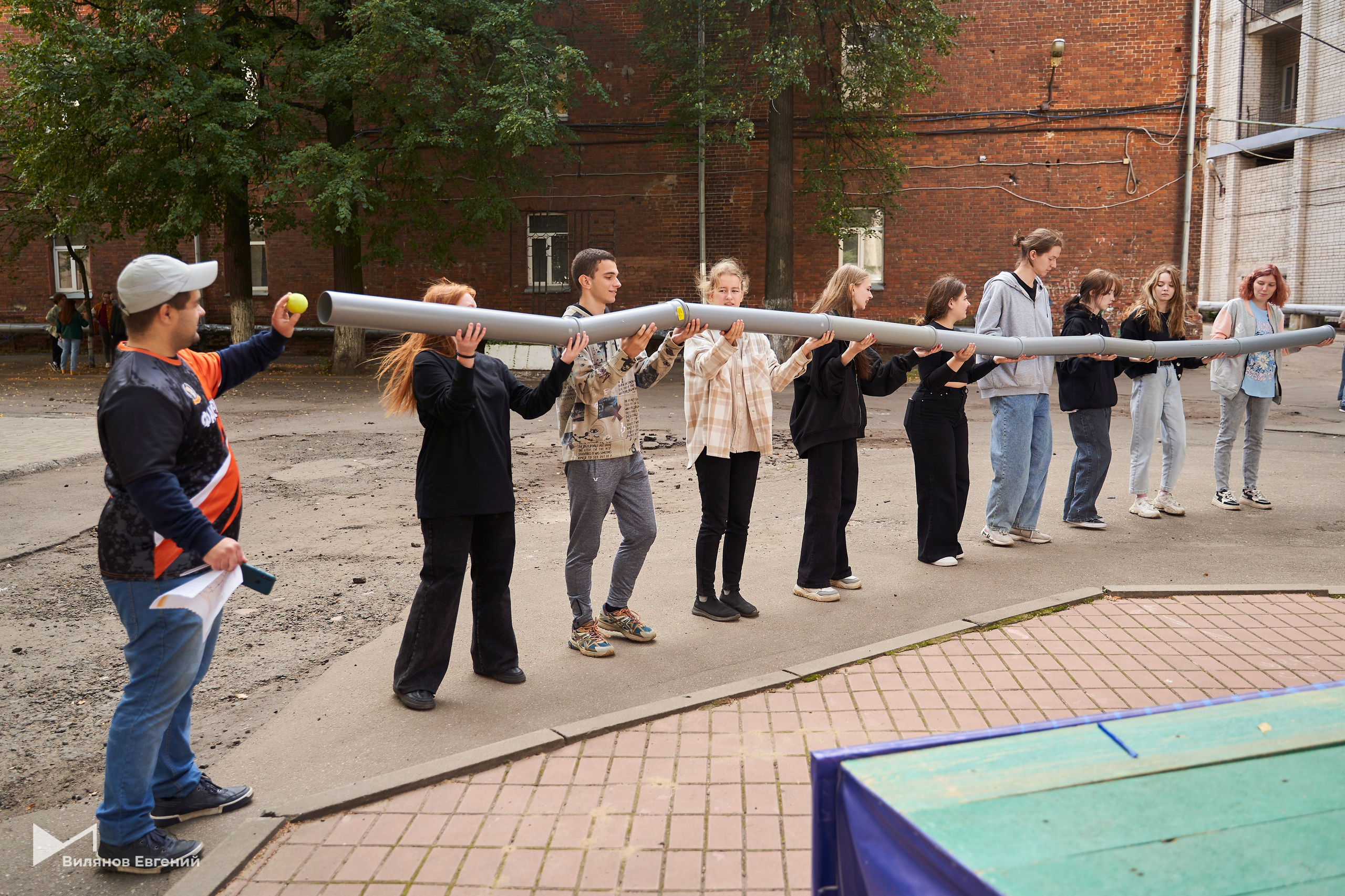 Мероприятие «Веревка» для первокурсников ННГАСУ. Репортажный фотограф Вилянов Евгений. Нижний Новгород