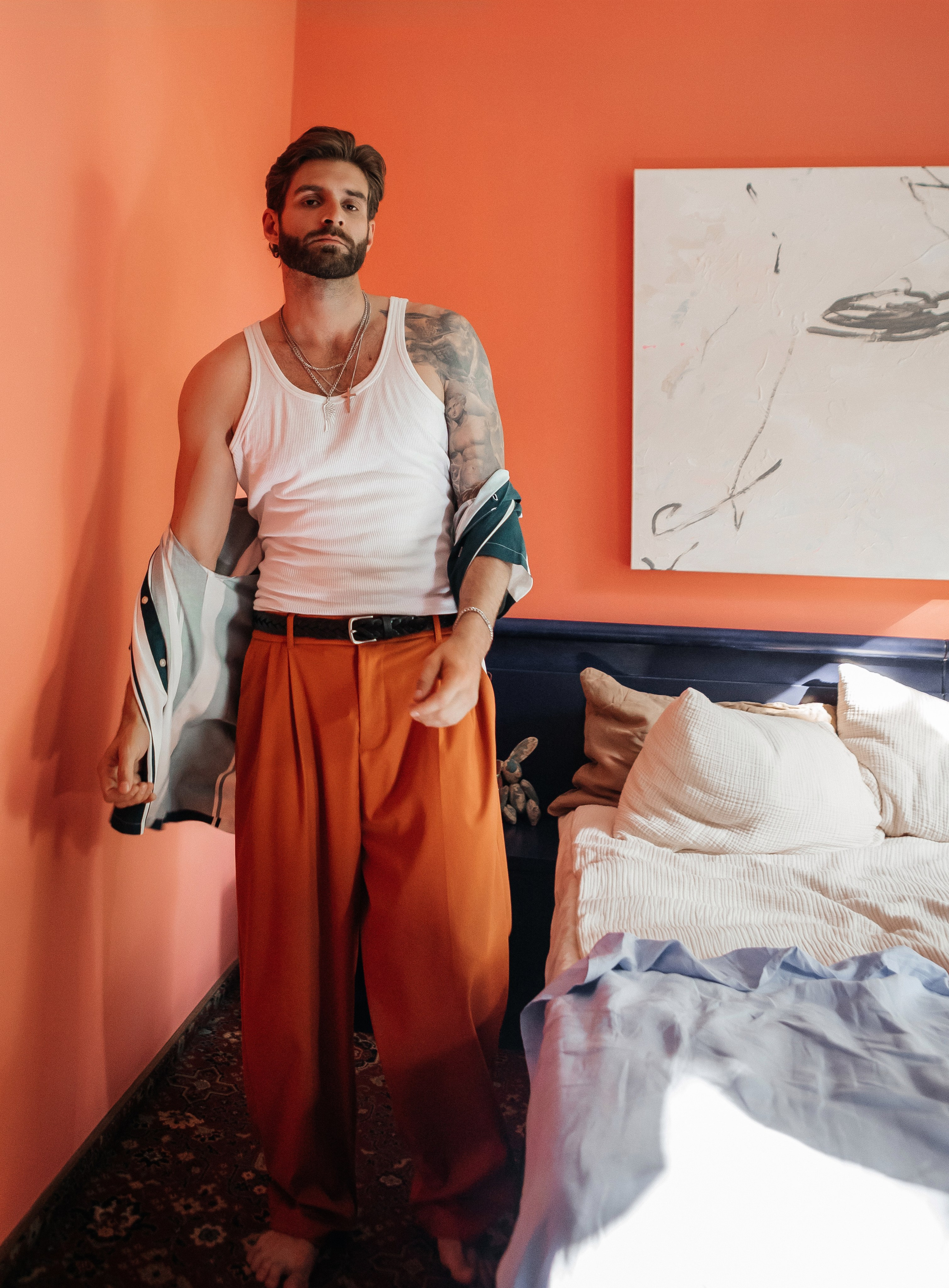 Мужской портрет «мысли не дают мне покоя». Свадебный и семейный фотограф Ибрагимова Мария из Екатеринбурга