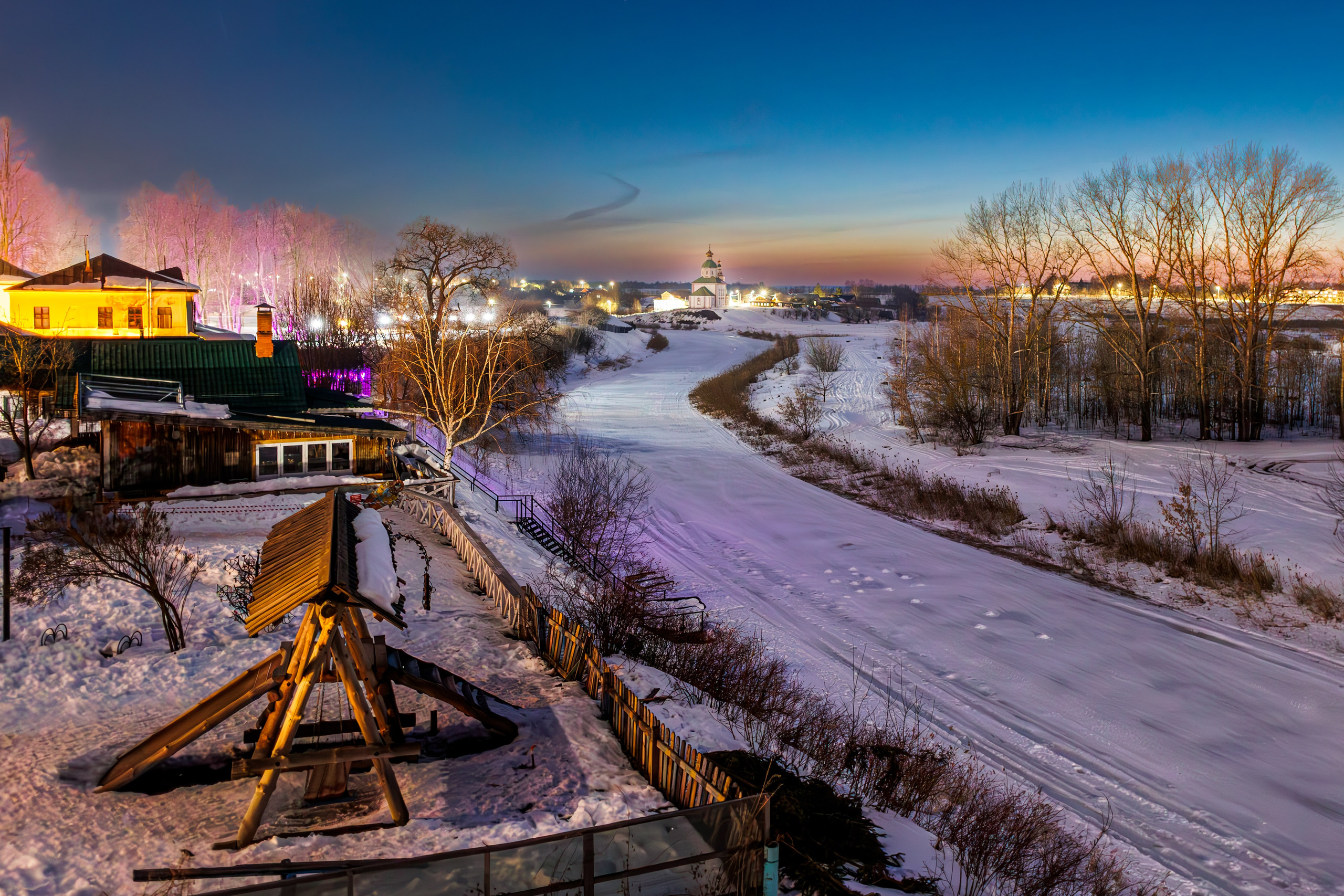 Прогулка по вечернему Суздалю. Профессиональная фото и видеосъемка. Москва
