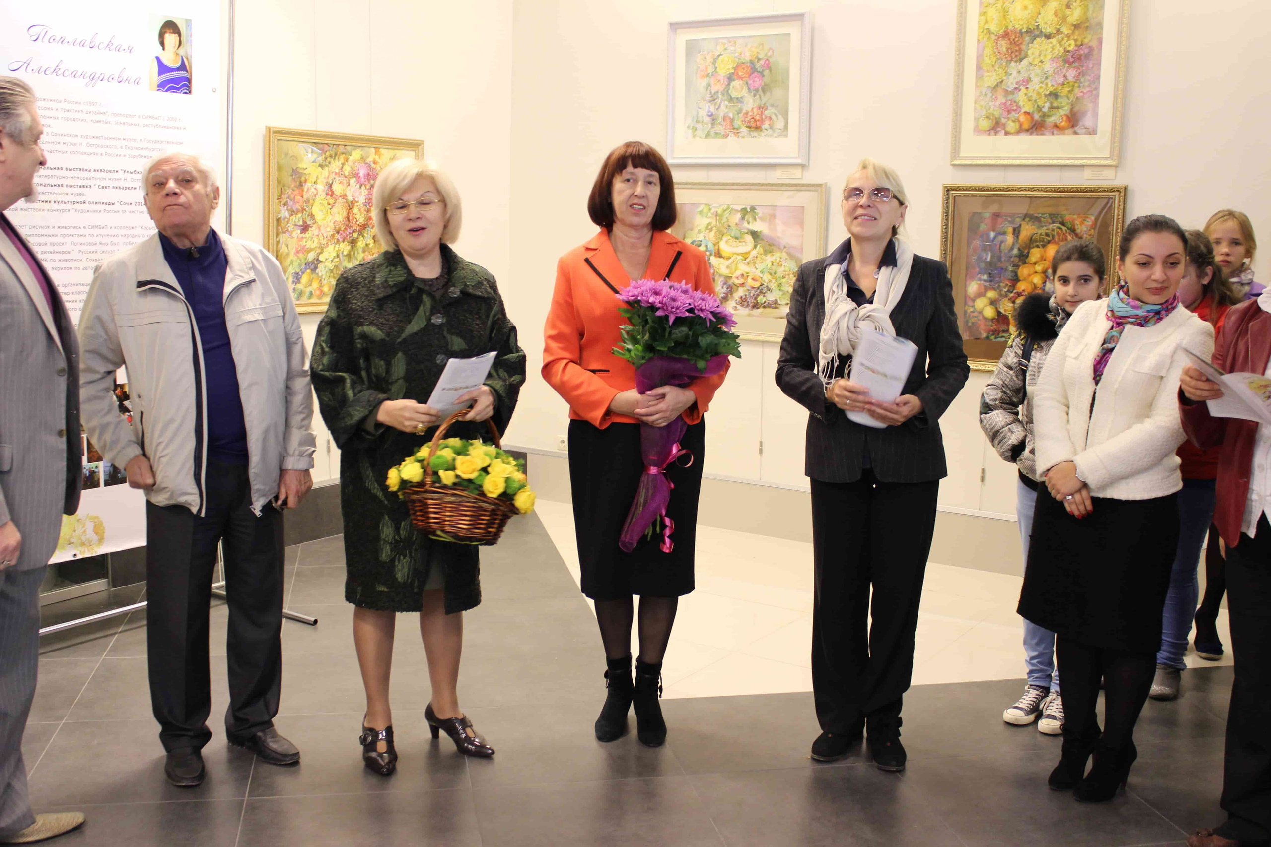 Выставка Галины Поплавской «Учитель и ученики». Свет акварели Галины Поплавской