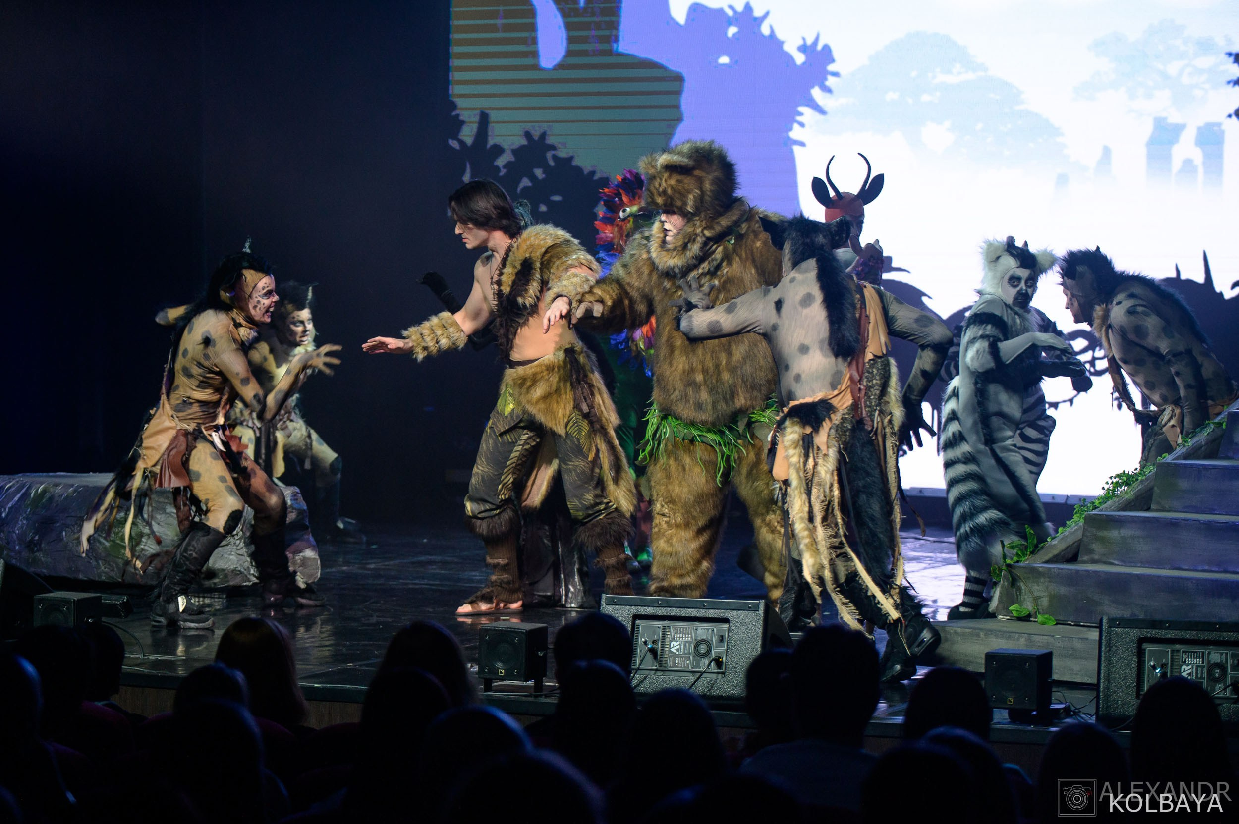Мюзикл «Маугли». Концертный и театральный репортажный фотограф в Москве Александр Колбая