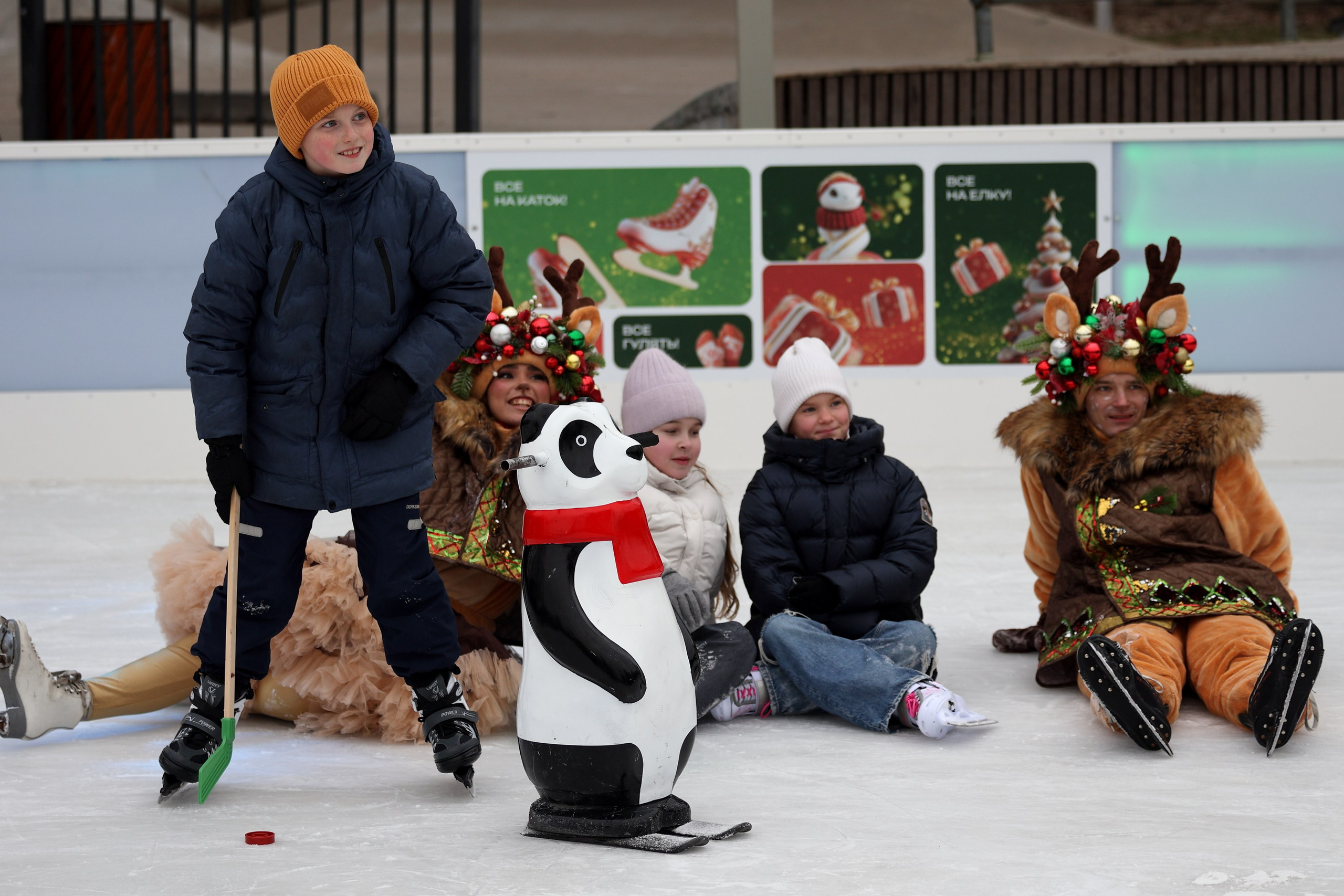День рождения на катке. Спортивный и репортажный фотограф Ермакова Светлана