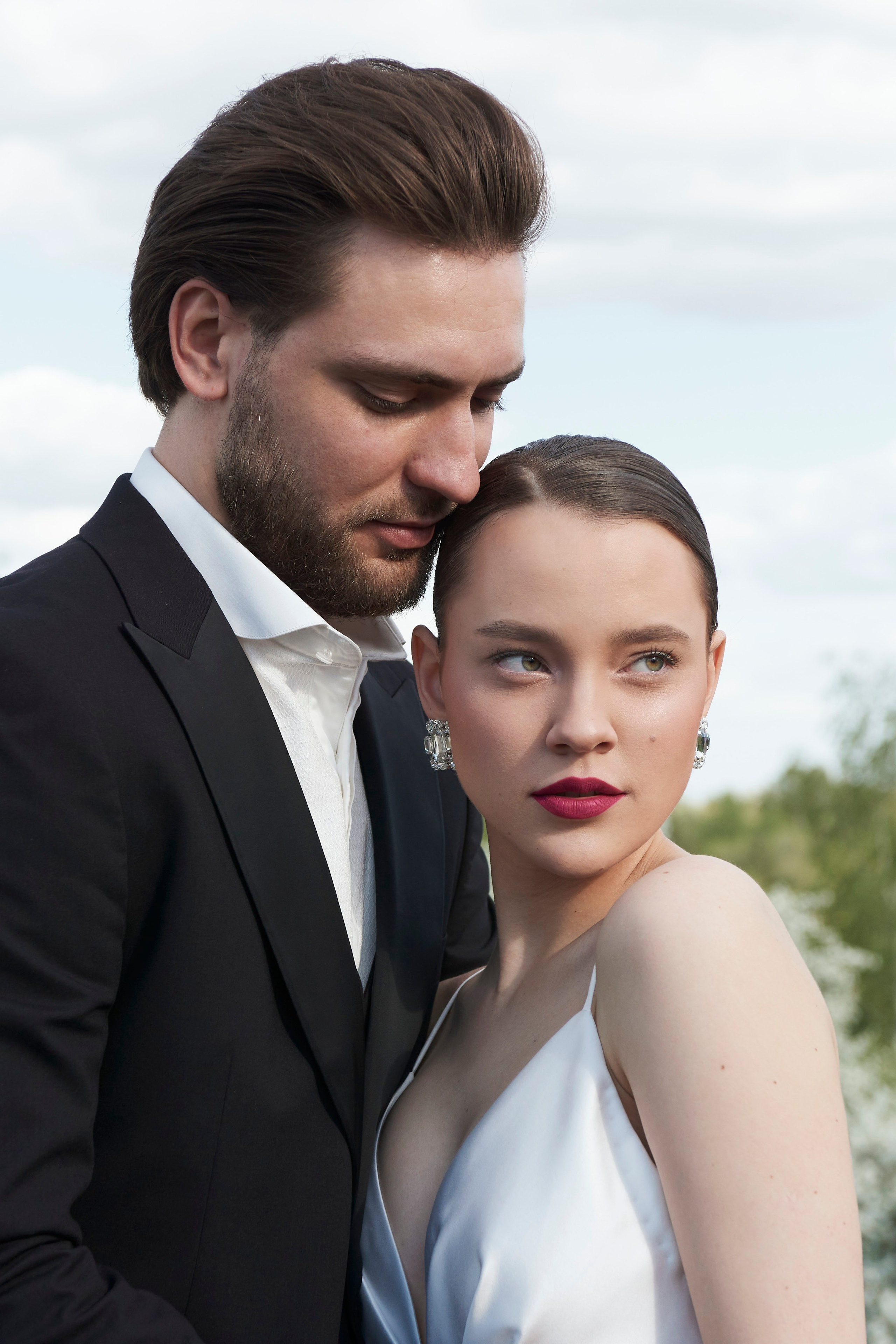 Свадебные фотографии Бориса и Дарьи на природе