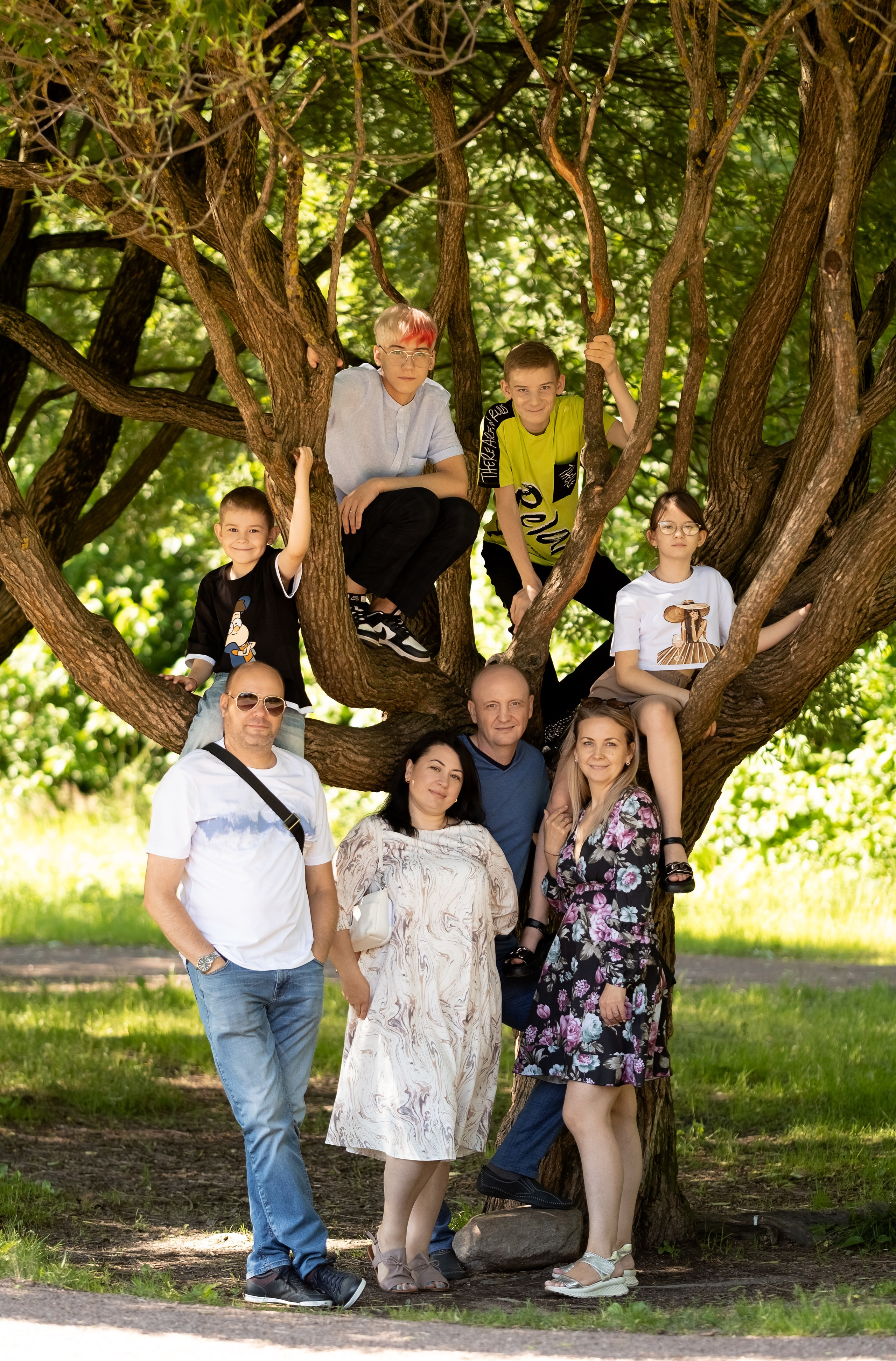 Семейная фотосессия (прогулки и студии). Семейный и женский фотограф в Санкт-Петербурге