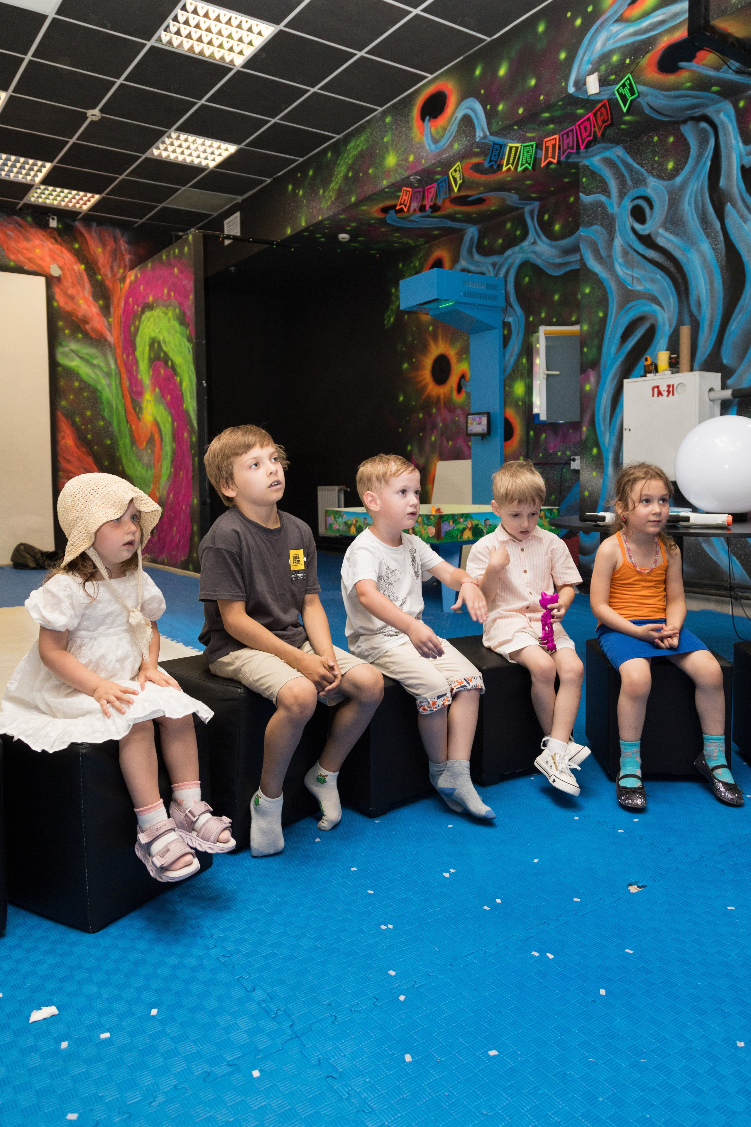 День рождения Феди, 5 лет. НЕОПАРК. Детский и контент фотограф Надя Волкова Санкт-Петербург