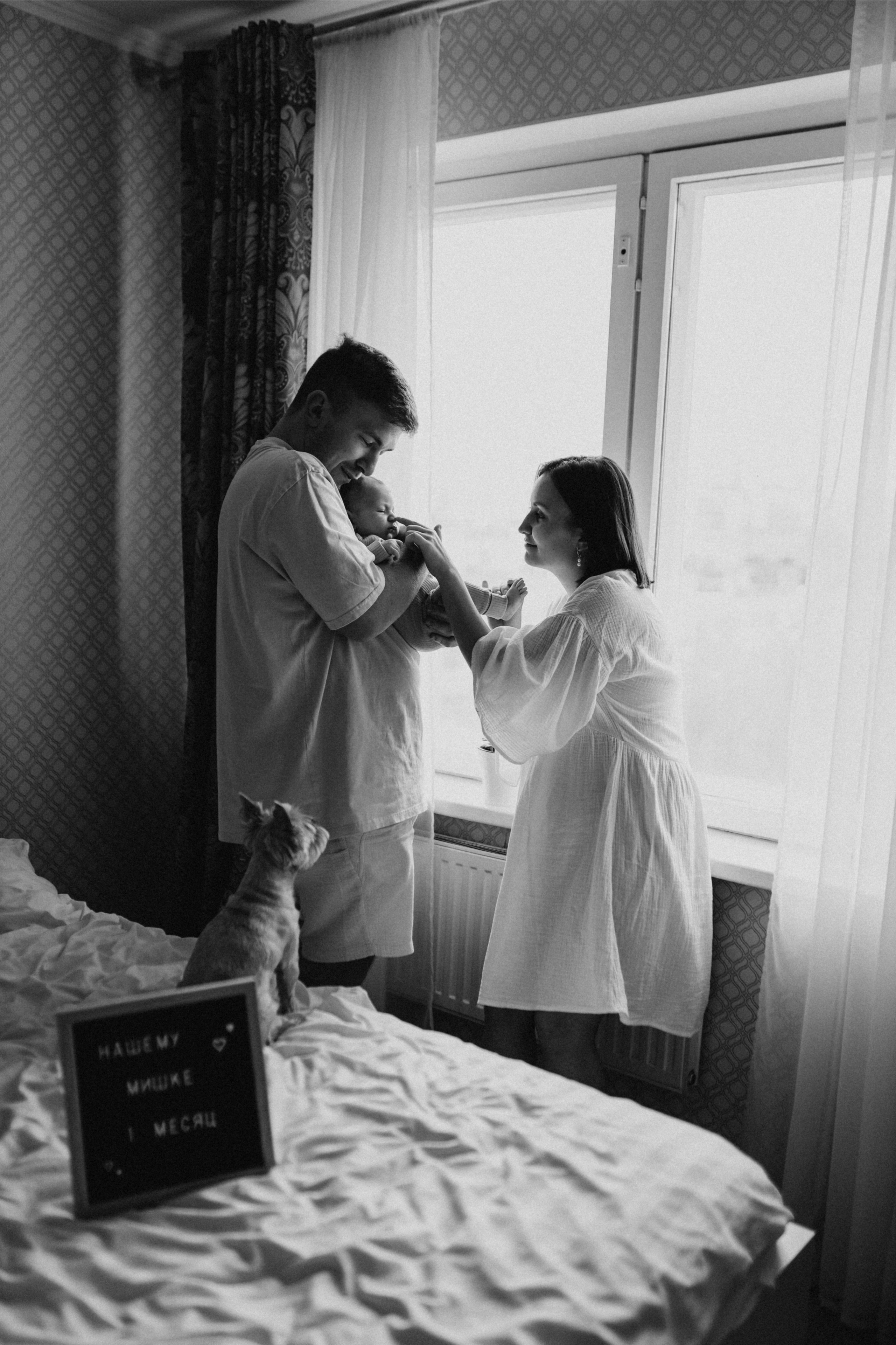 Миша. 1 месяц🤍. Фотограф на роды в Санкт-Петербурге, семейный, нью-борн Алиса Хрекова