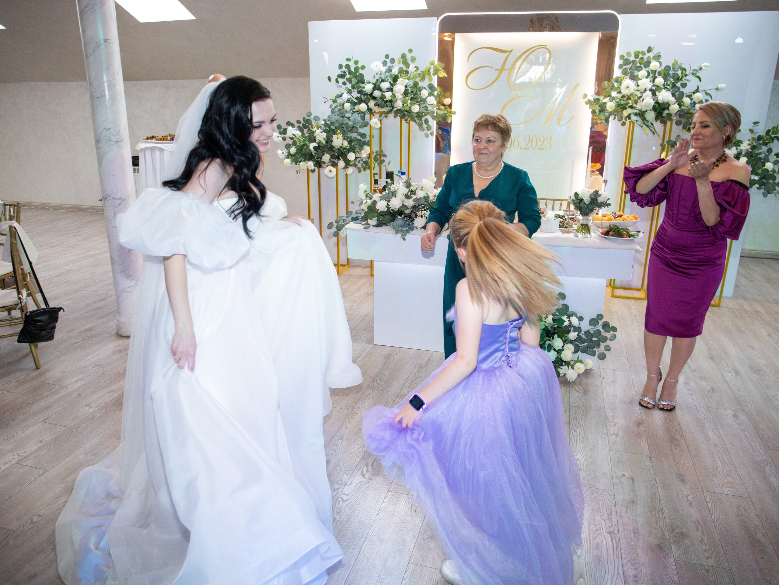 Свадебный банкет. Свадебный и семейный фотограф в Москве Мила Широких