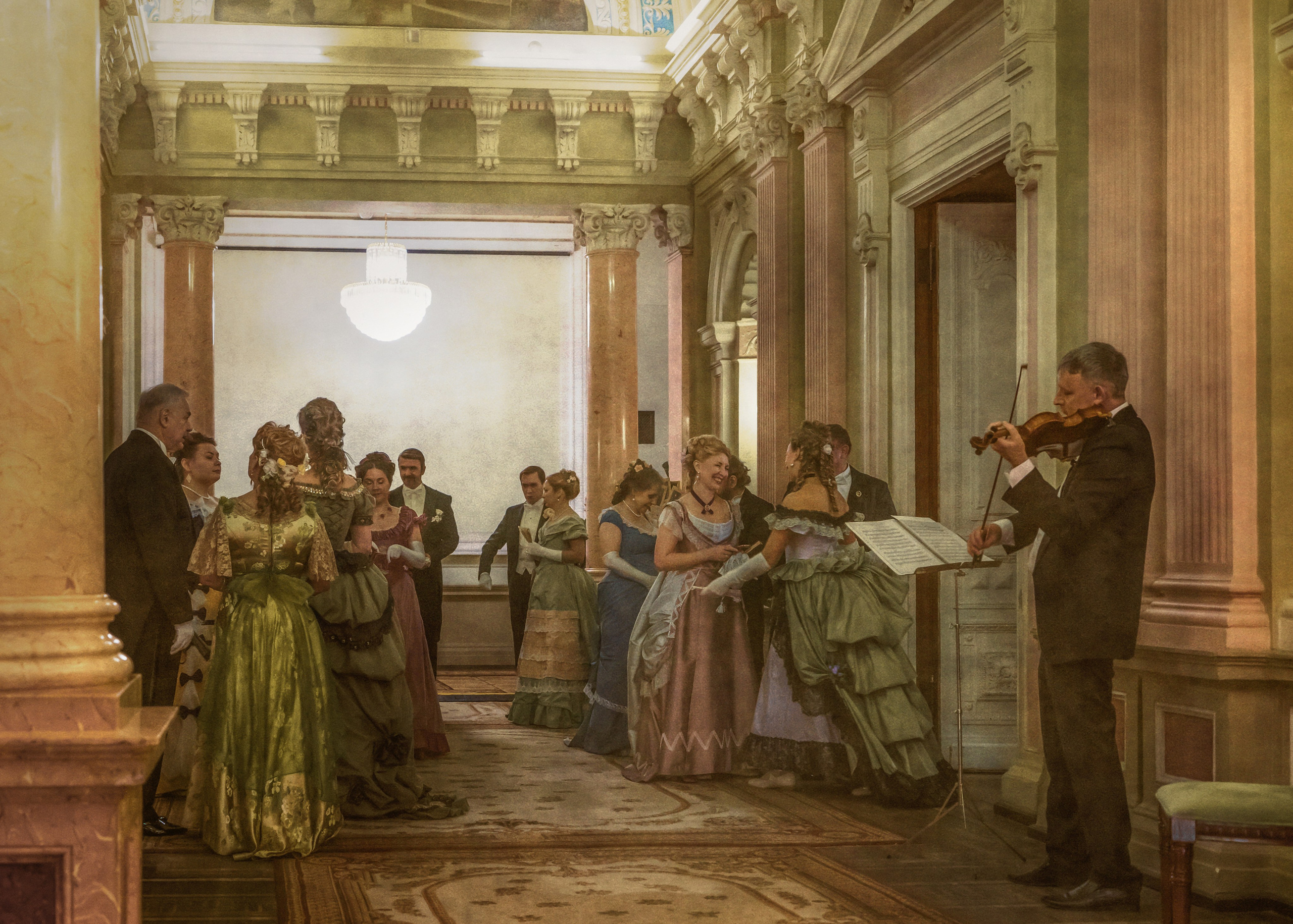 Исторический бал в усадьбе Стахеева. Сказочная галерея Юлии Горбуновой