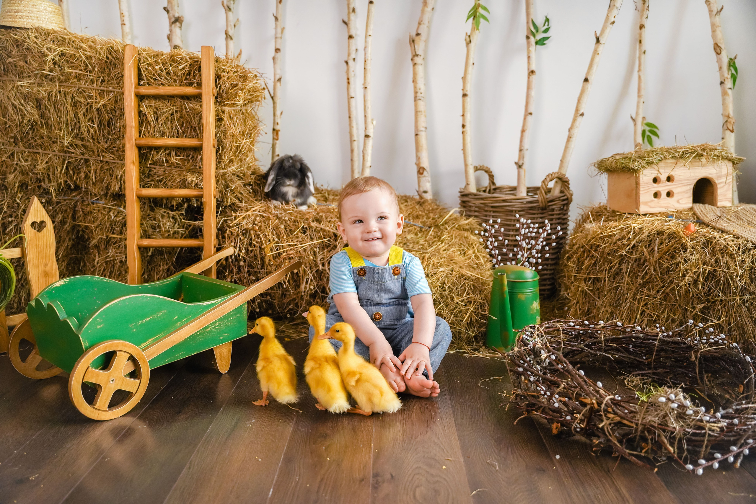 ПРОЕКТ «ПАСХАЛЬНЫЙ» С УТЯТАМИ. Фотограф в Ялте Инна Найден. Детский и семейный фотограф