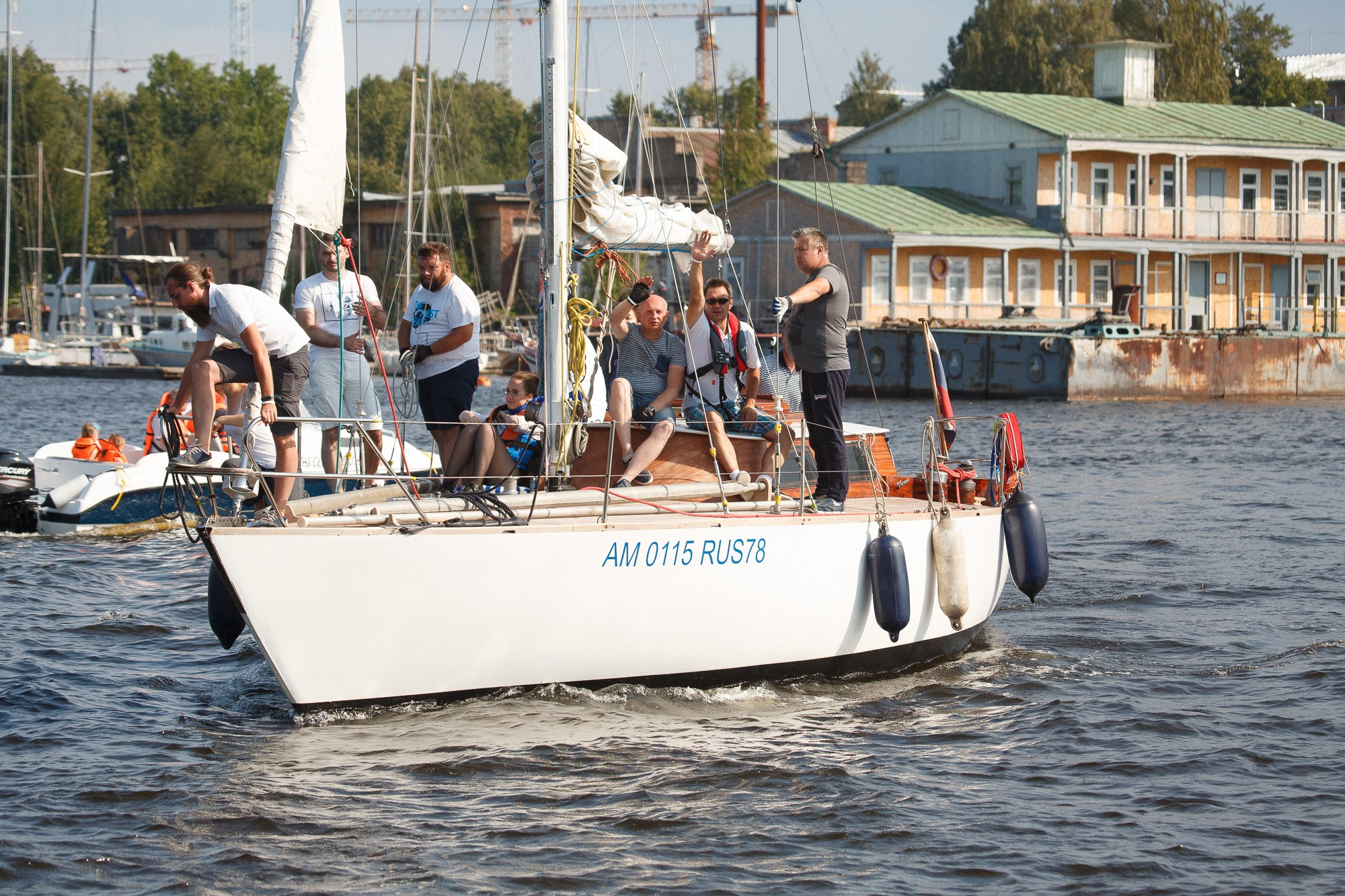 Парусная регата. Рабочая сторона — бизнес портрет и репортаж в Санкт-Петербурге