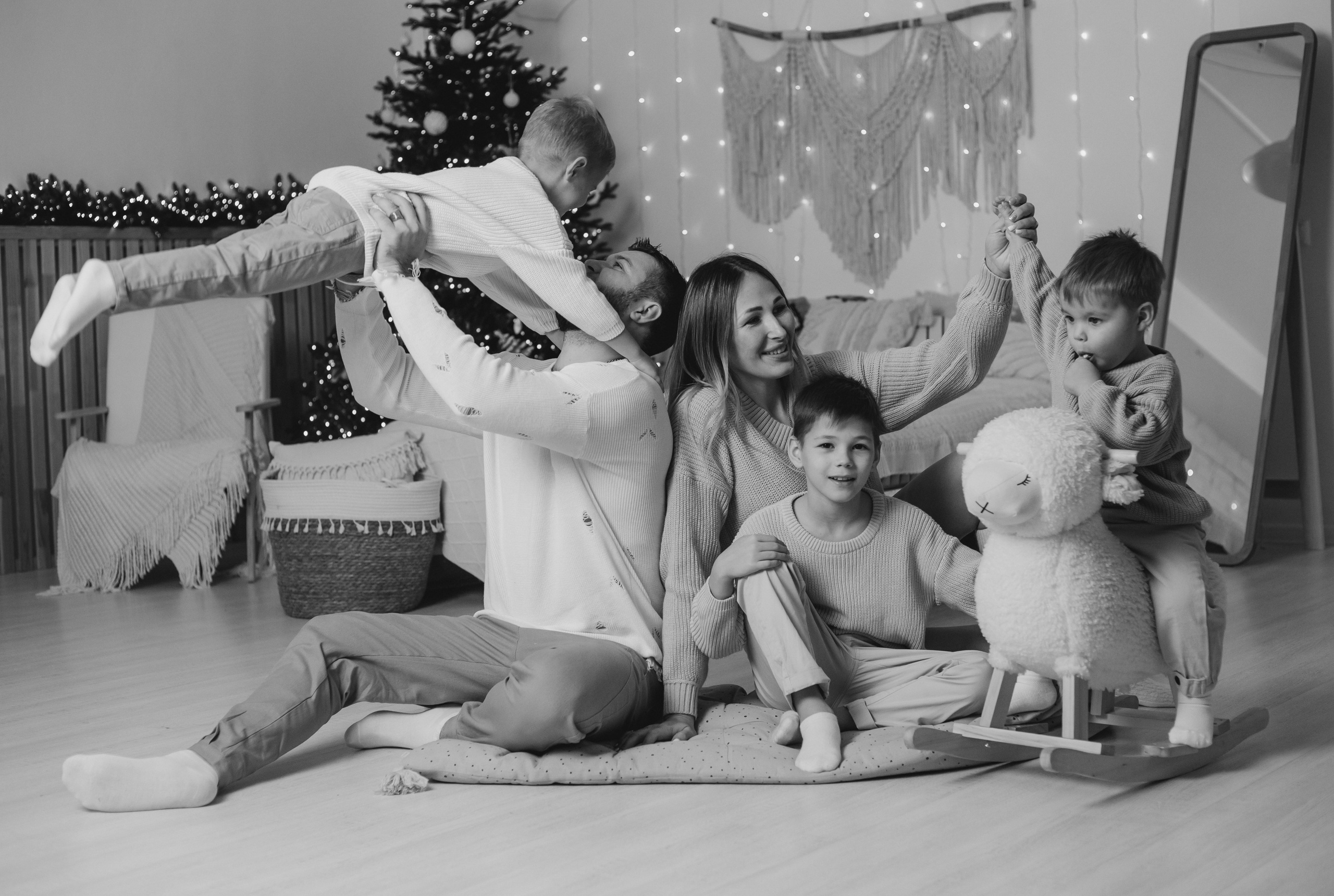 Семейная фотосессия. Фотостудия «Лайм». Фотограф Мария Новоселова. Сургут