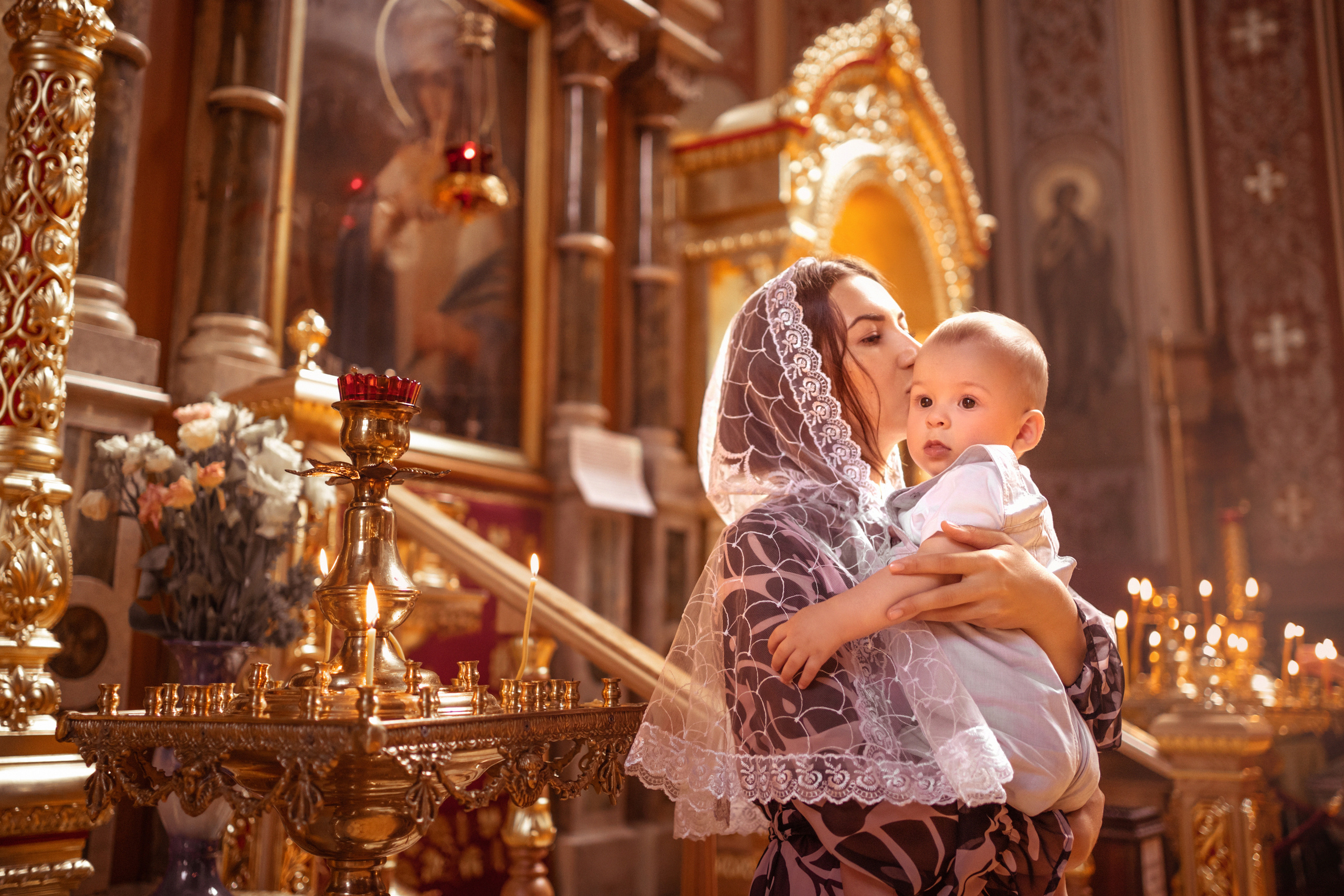 Фотосессия крещения в Краснодаре