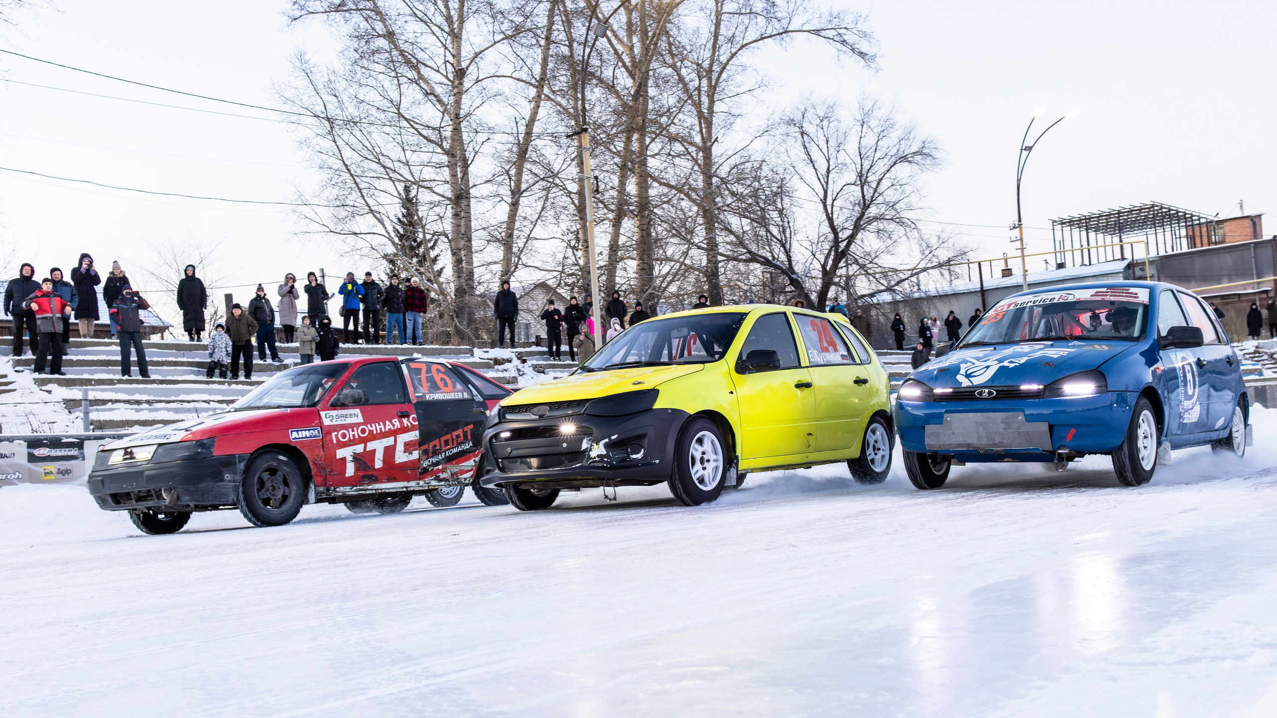 Автогонки «Трек 400» на льду. Bertran Ordo