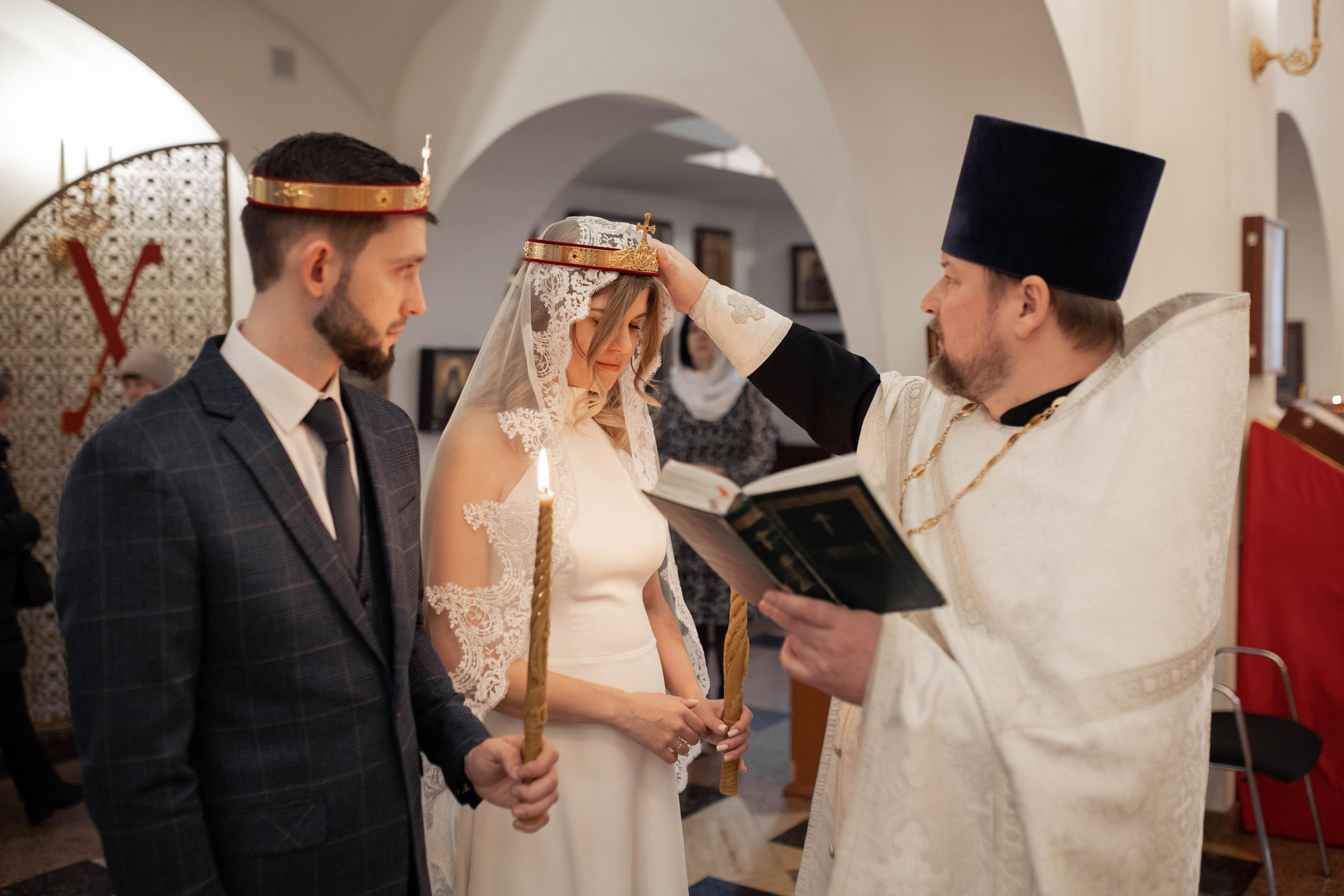 Венчание в Церкви поселения Воскресенское, фотосессия. Фотограф Валерия Горбунова Подольск Бутово Видное Щербинка