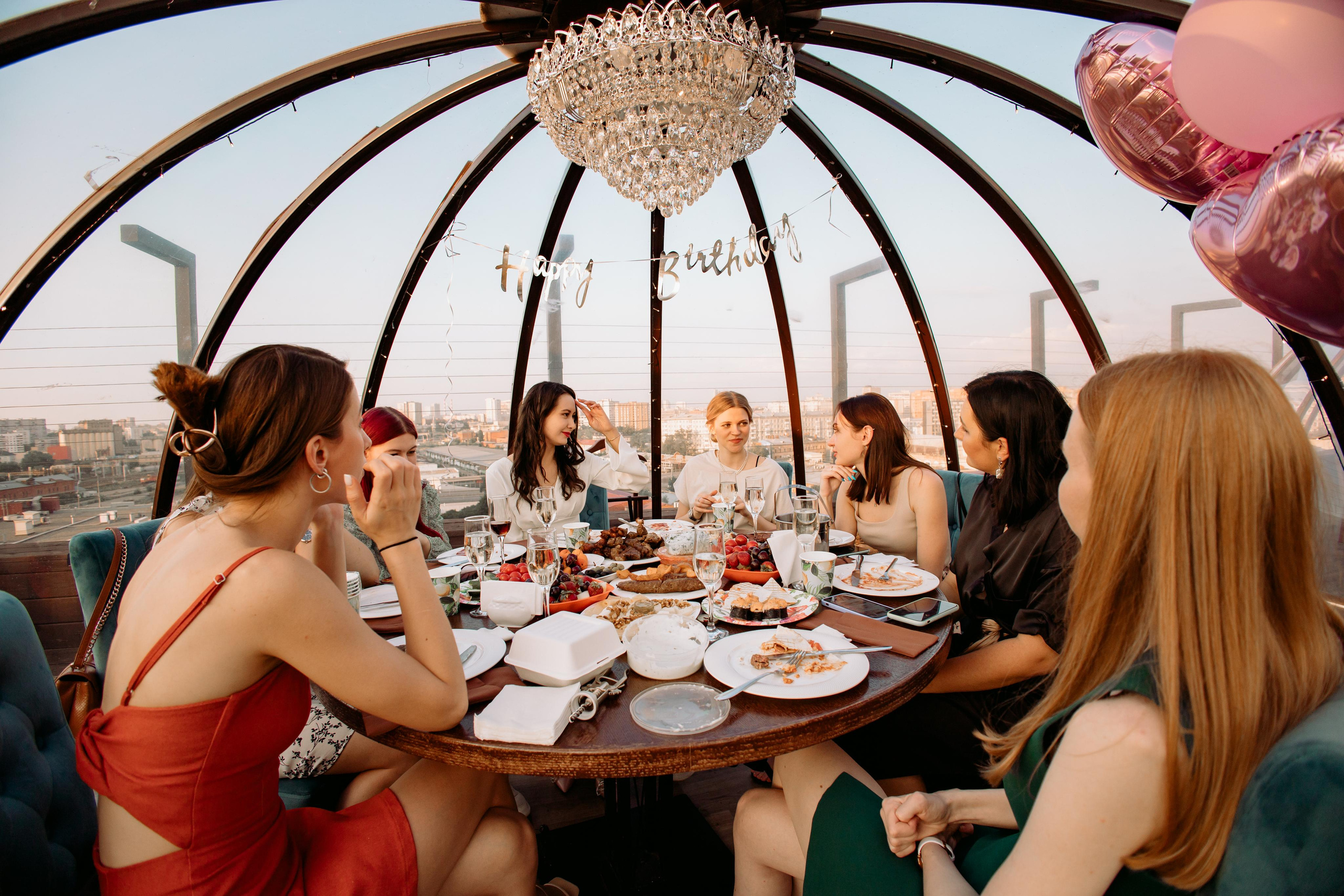 День рождения на крыше, фотосессия на празднике. Фотограф Валерия Горбунова Подольск Бутово Видное Щербинка