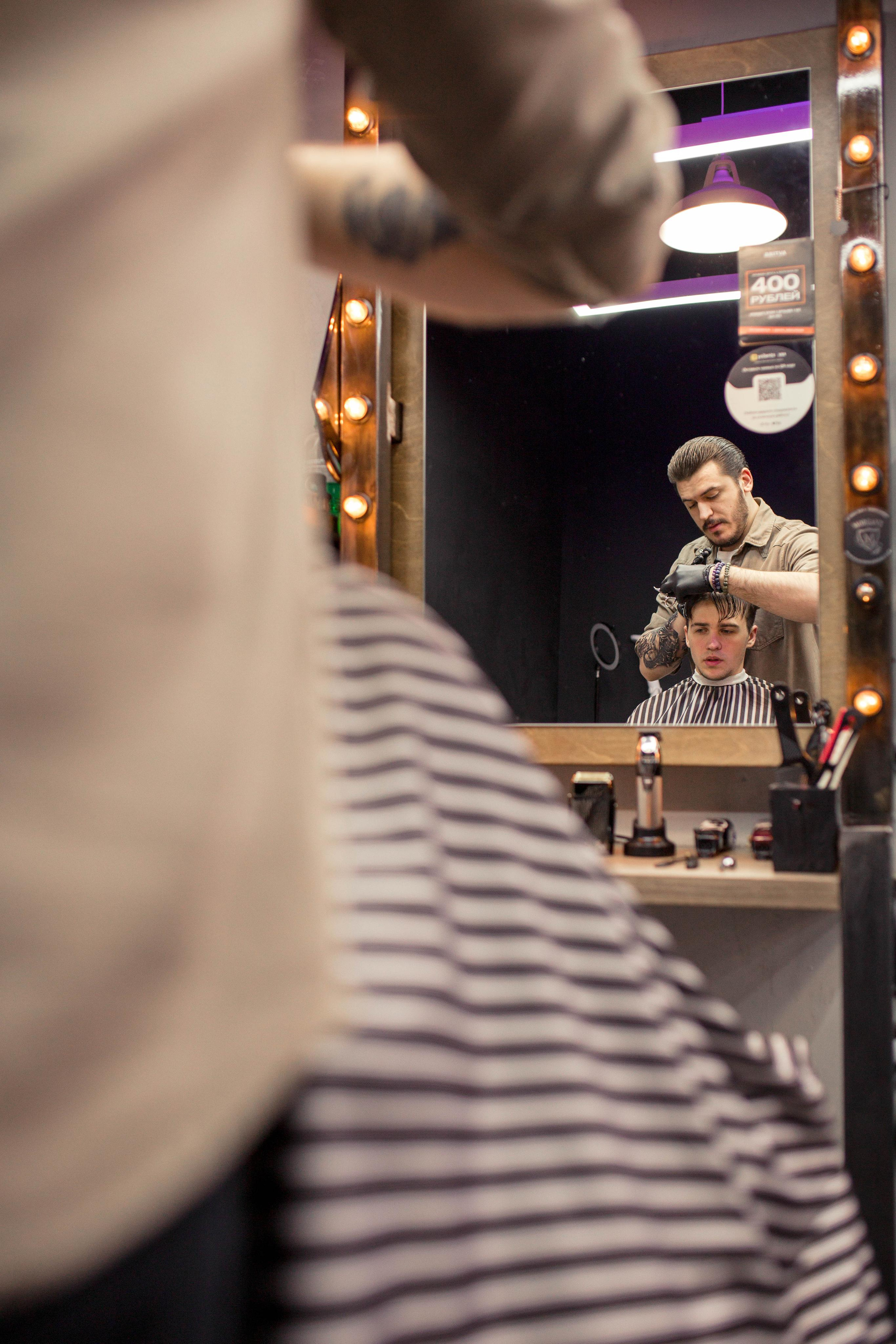 Контент съемка для барбера. Фотограф Валерия Горбунова Подольск Бутово Видное Щербинка