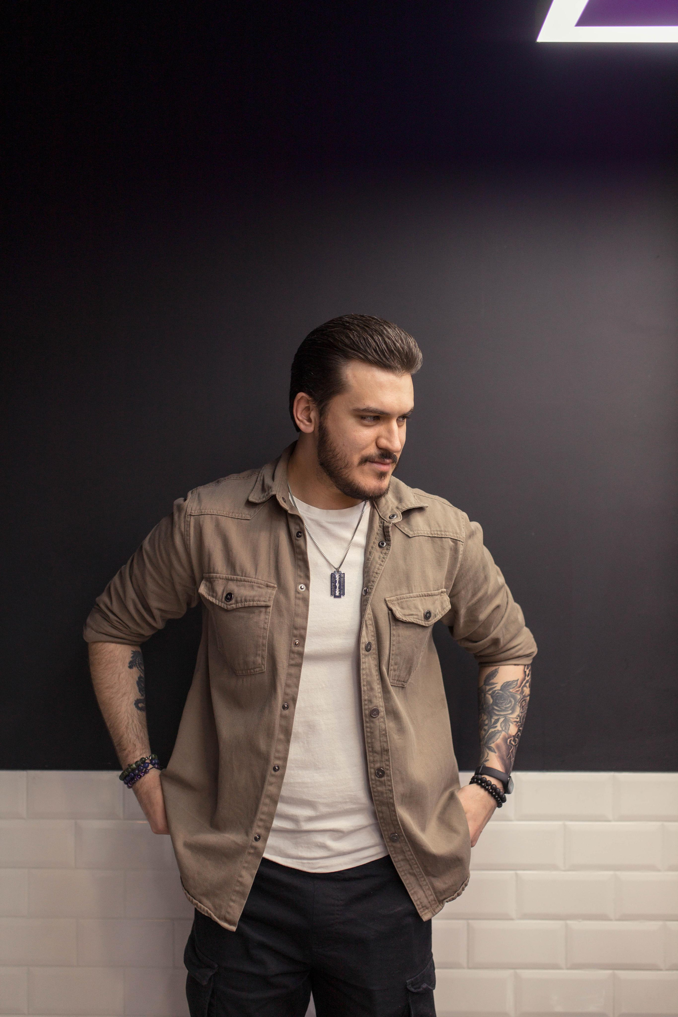 Контент съемка для барбера. Фотограф Валерия Горбунова Подольск Бутово Видное Щербинка