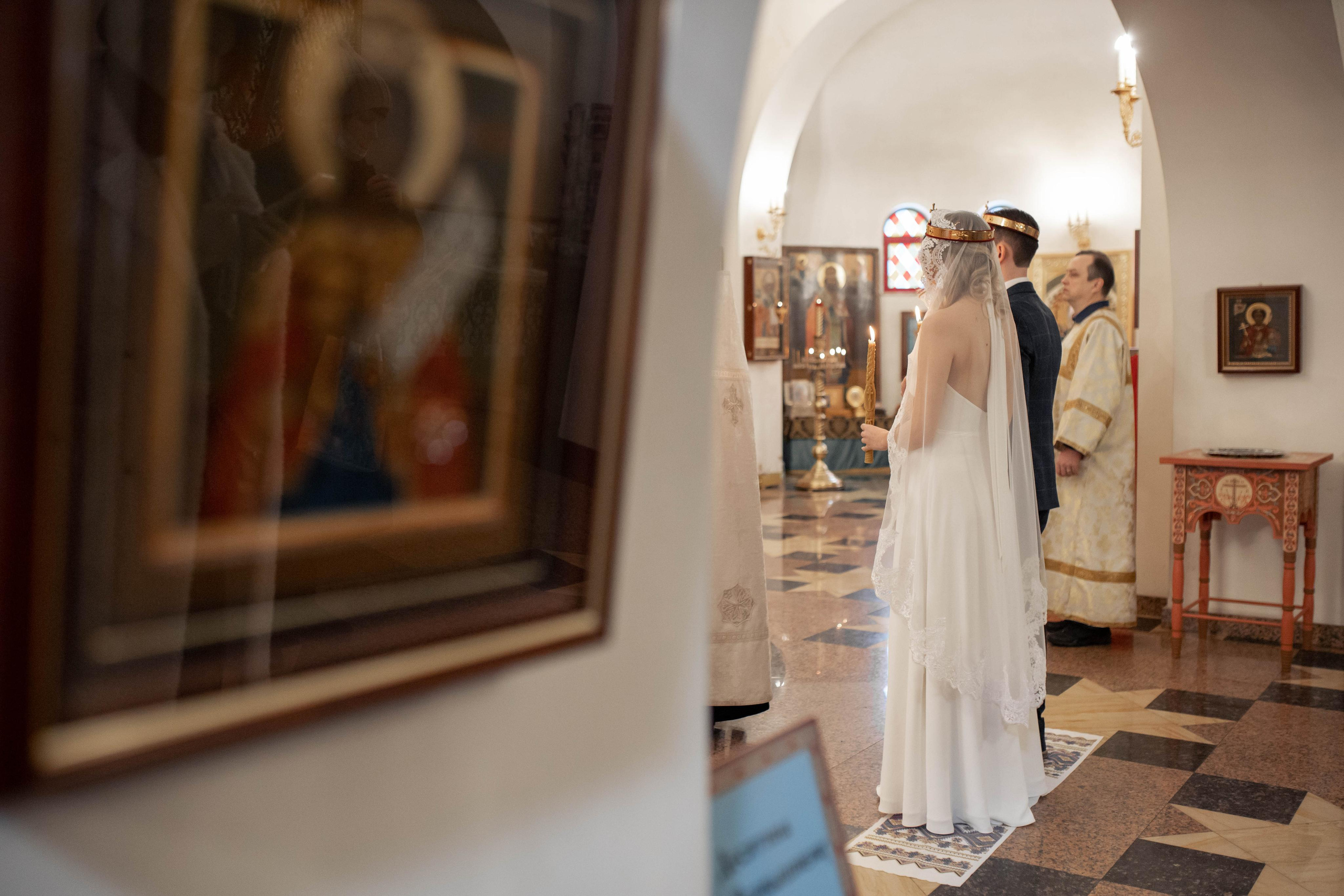 Венчание в Церкви поселения Воскресенское, фотосессия. Фотограф Валерия Горбунова Подольск Бутово Видное Щербинка