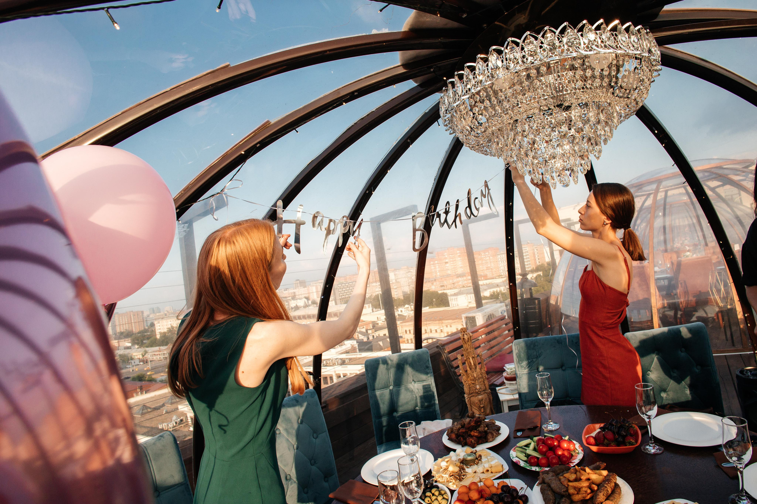 День рождения на крыше, фотосессия на празднике. Фотограф Валерия Горбунова Подольск Бутово Видное Щербинка