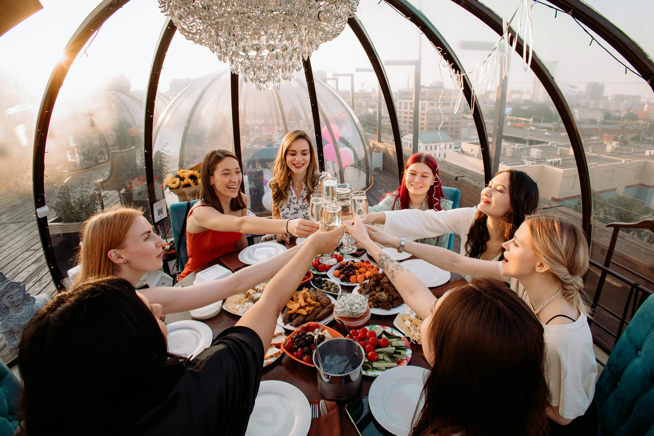 День рождения на крыше, фотосессия на празднике. Фотограф Валерия Горбунова Подольск Бутово Видное Щербинка