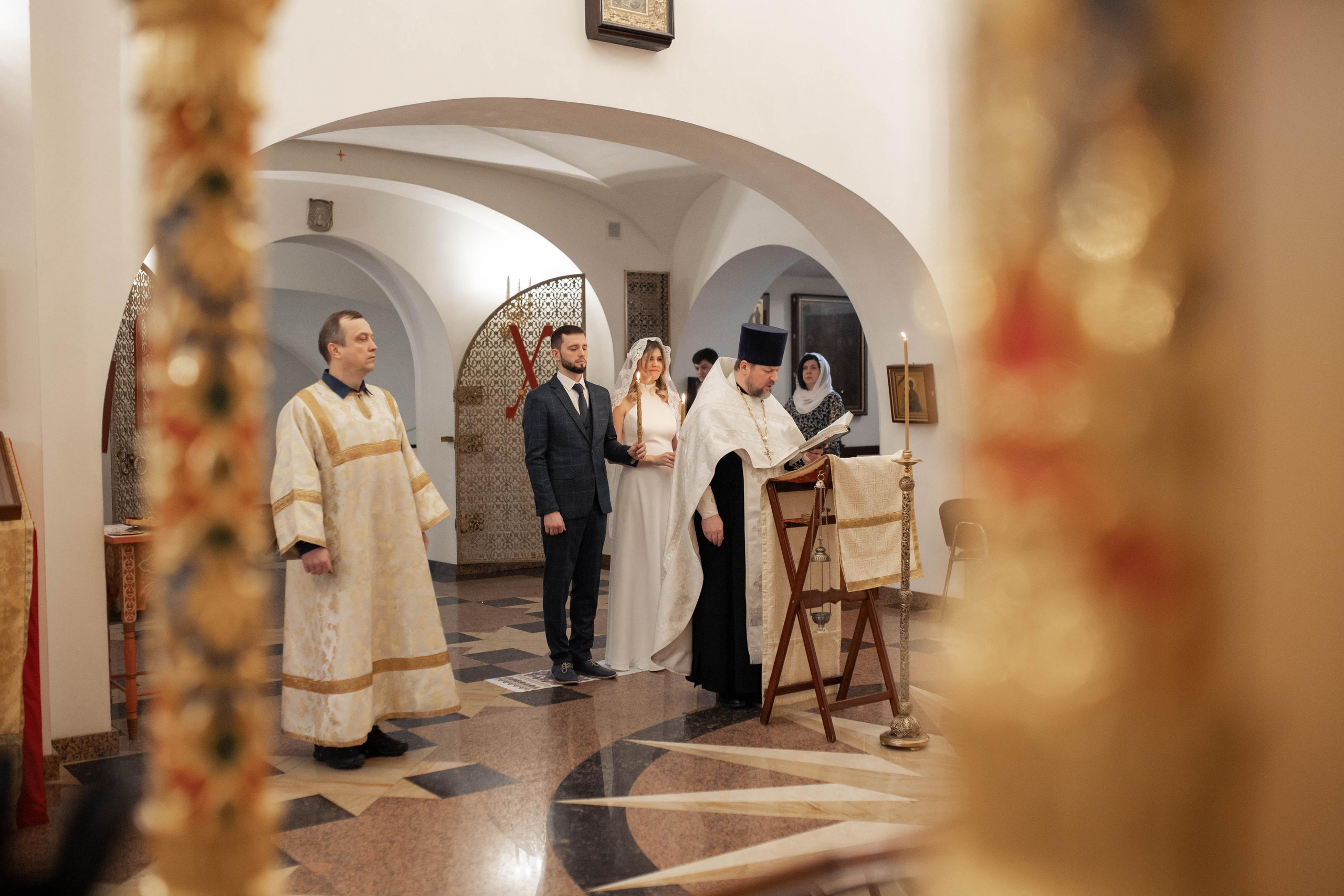 Венчание в Церкви поселения Воскресенское, фотосессия. Фотограф Валерия Горбунова Подольск Бутово Видное Щербинка