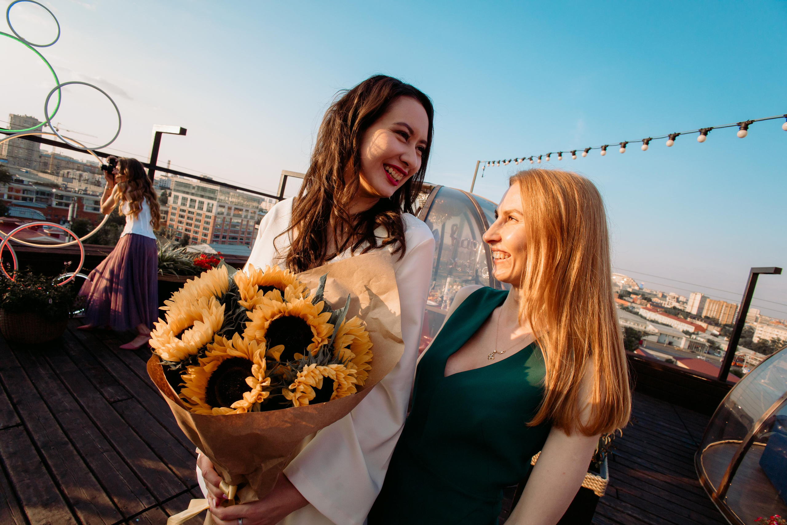 День рождения на крыше, фотосессия на празднике. Фотограф Валерия Горбунова Подольск Бутово Видное Щербинка