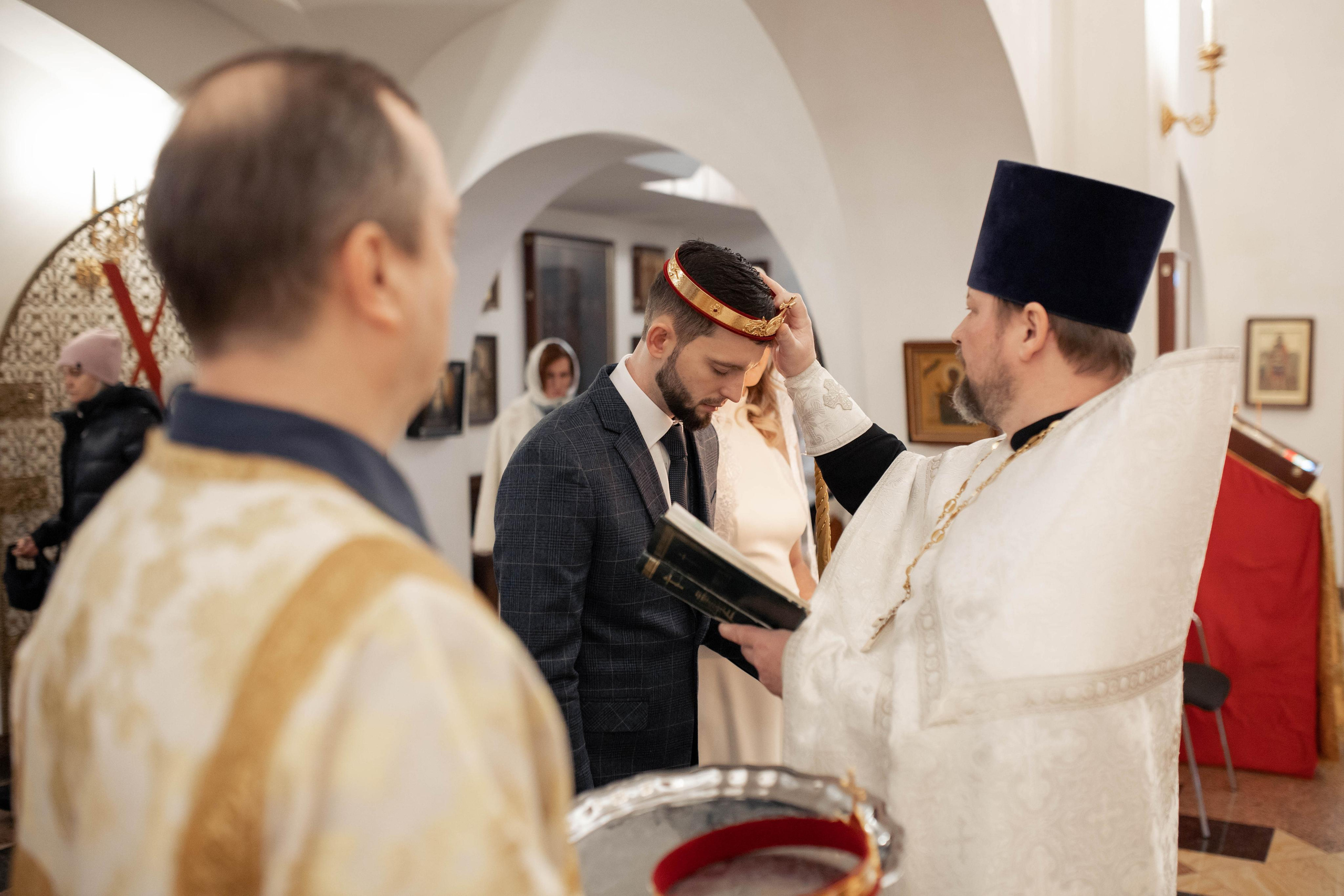 Венчание в Церкви поселения Воскресенское, фотосессия. Фотограф Валерия Горбунова Подольск Бутово Видное Щербинка
