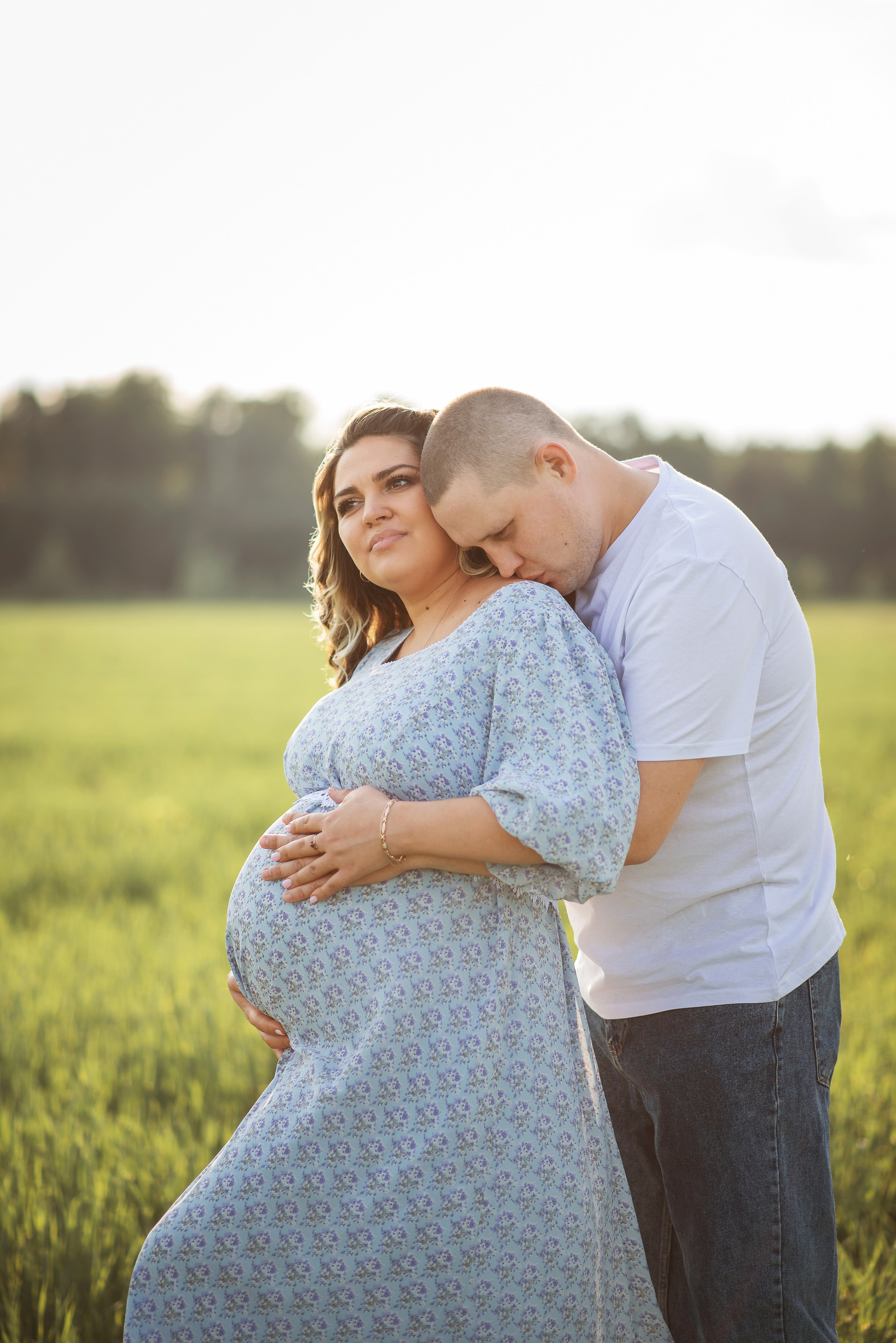 Съемка в поле. Фотограф новорожденных Екатеринбург, Первоуральск