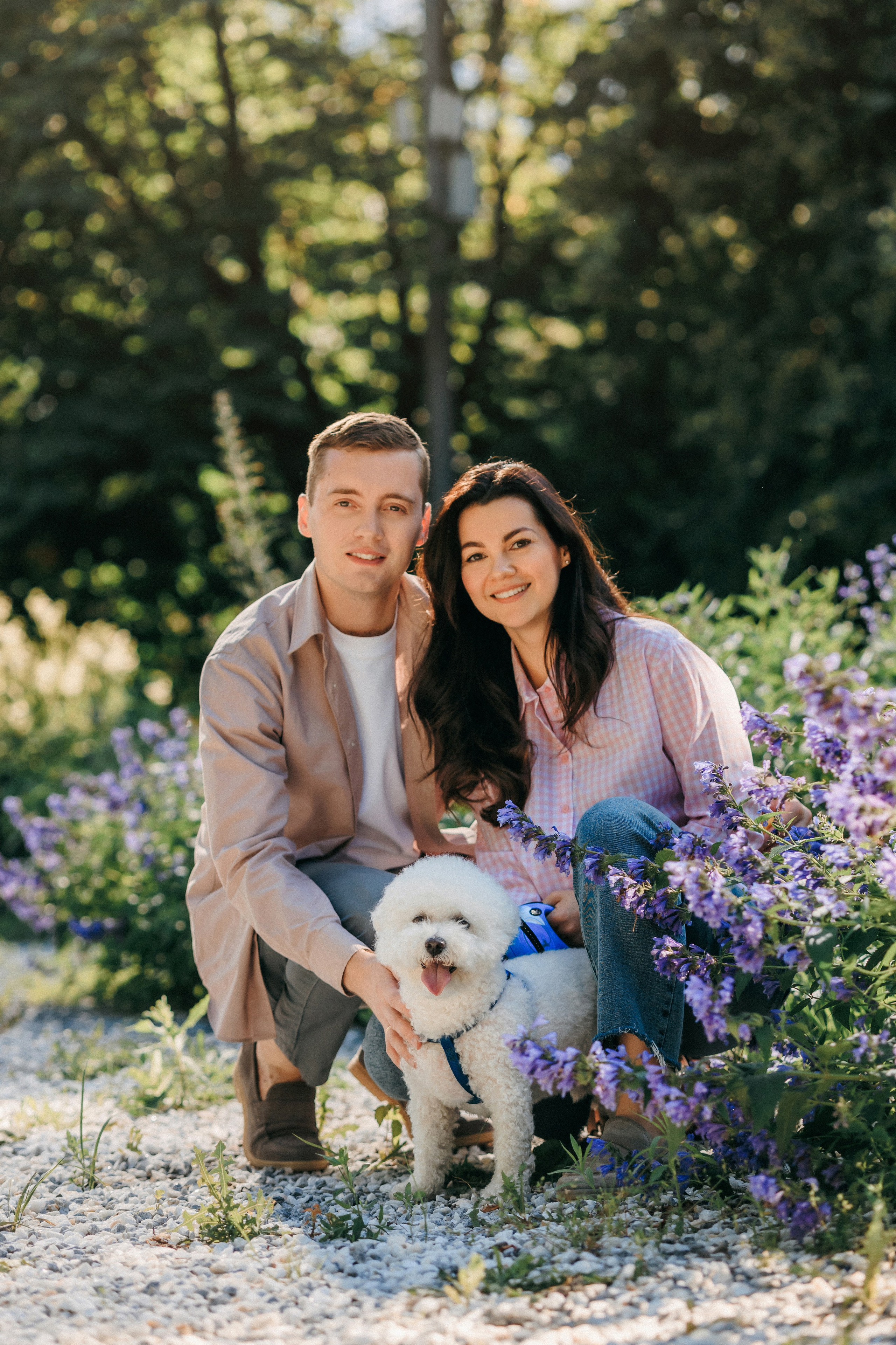 Марина, Данил и Бруно. Фотограф-анималист Елена Радченко, Москва