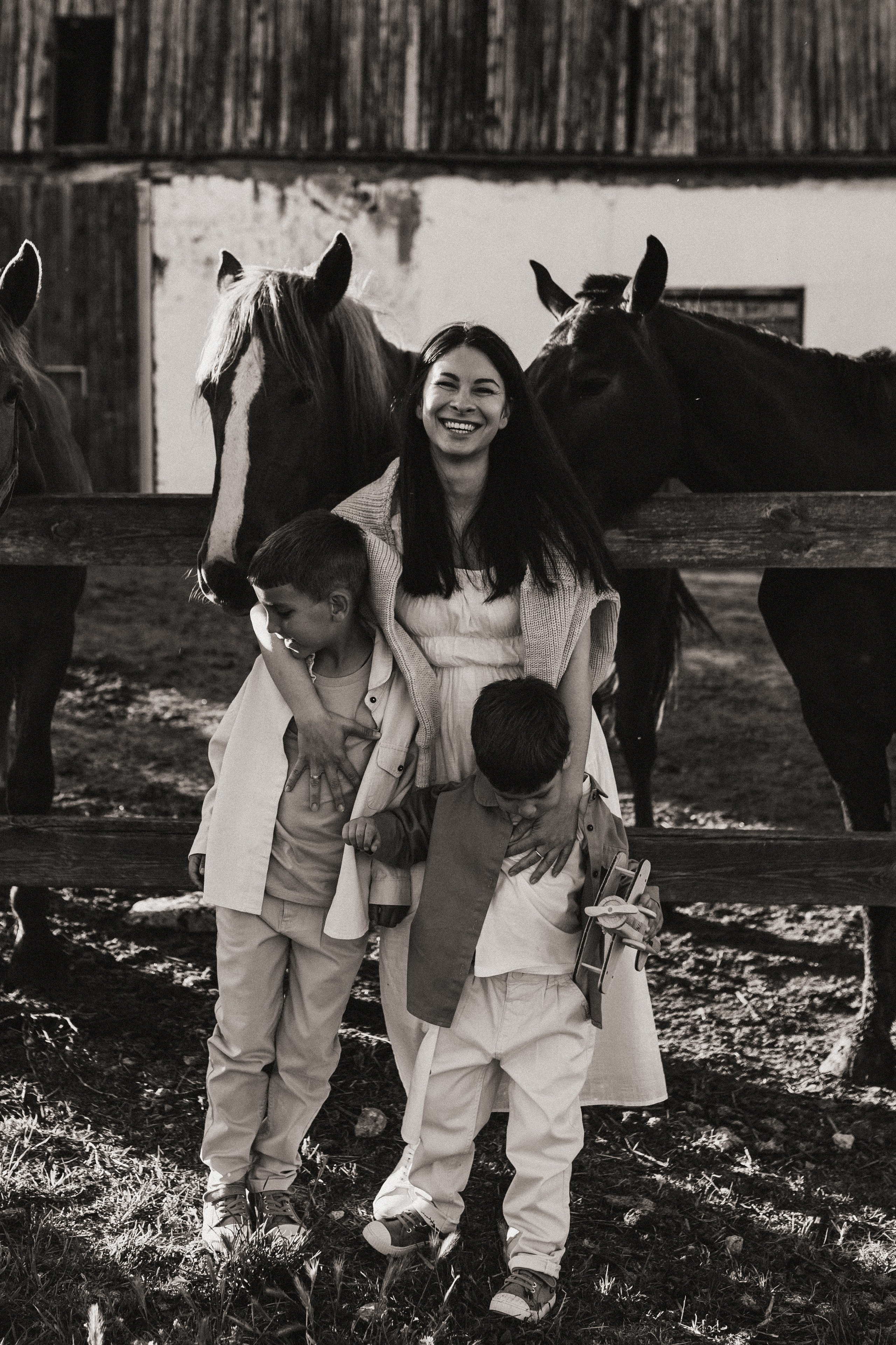 Закат на ферме. Семейный фотограф в Новороссийске и Анапе Александра Яковлева