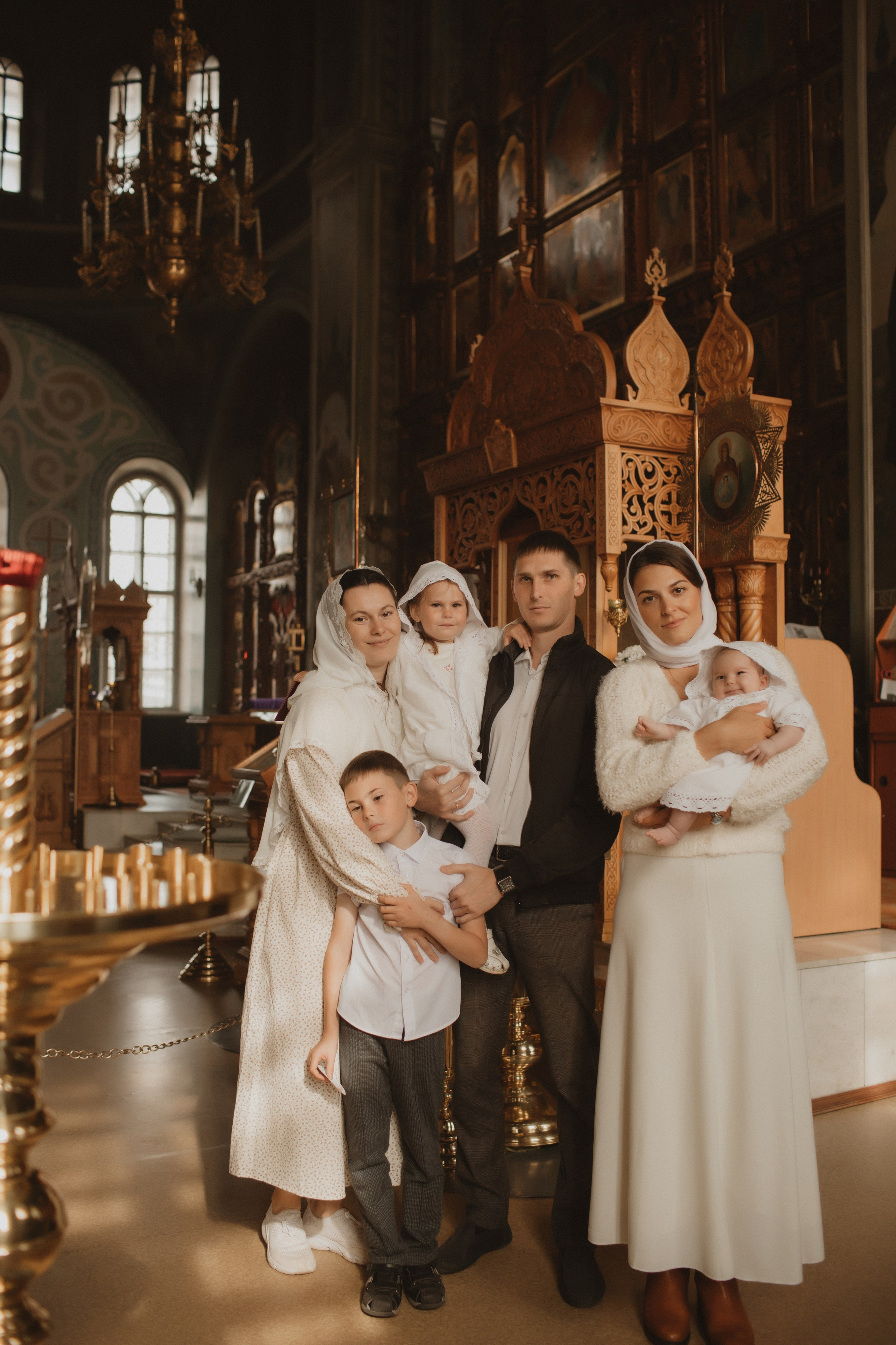 Крещение Екатерины и Дарьи. Семейный фотограф в Челябинске Ксения Зубкова