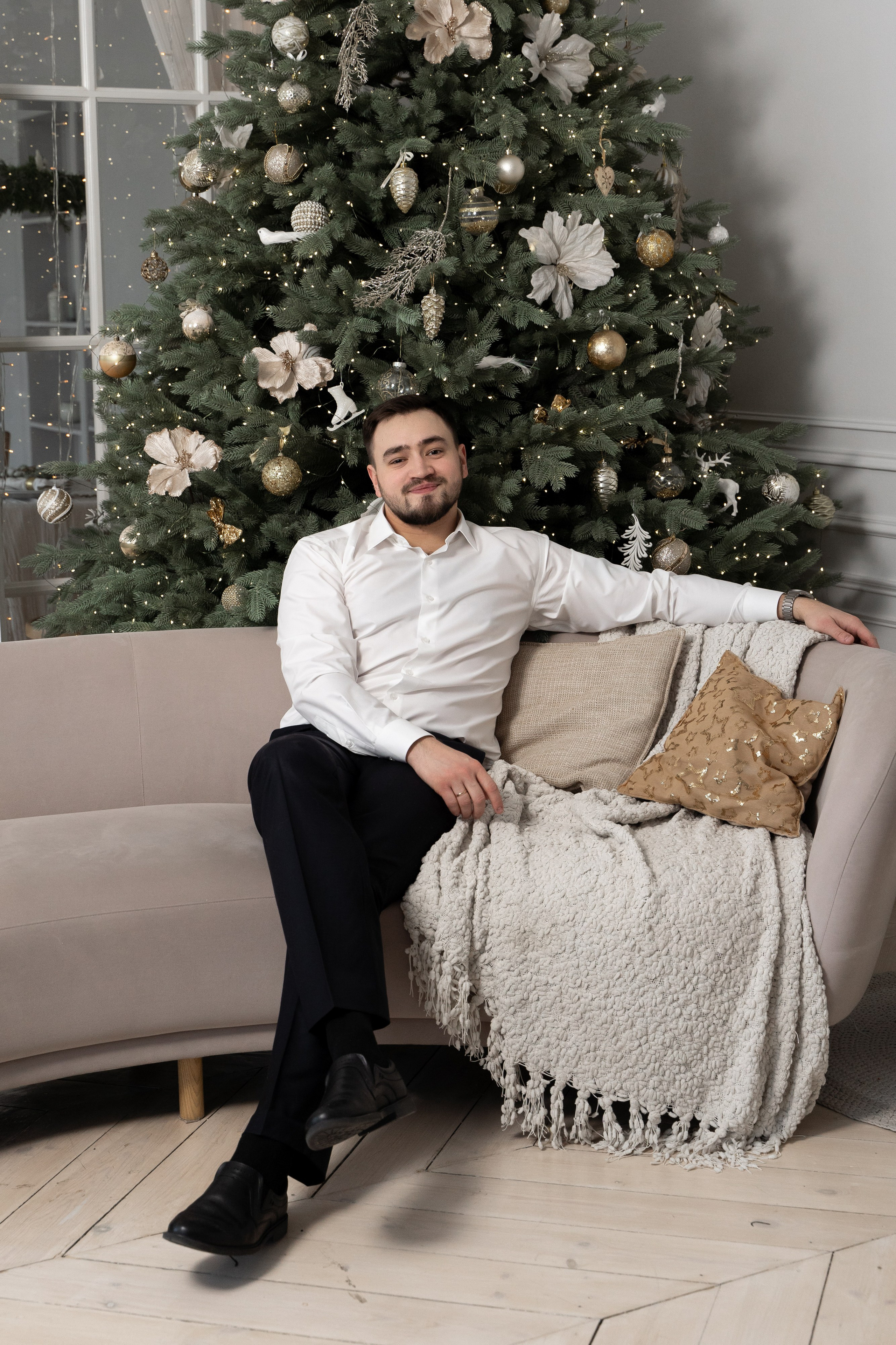 Саша, Гера, Лилиана и Арсений. Новогодняя фотосессия. Фотограф Татьяна Мамонтова