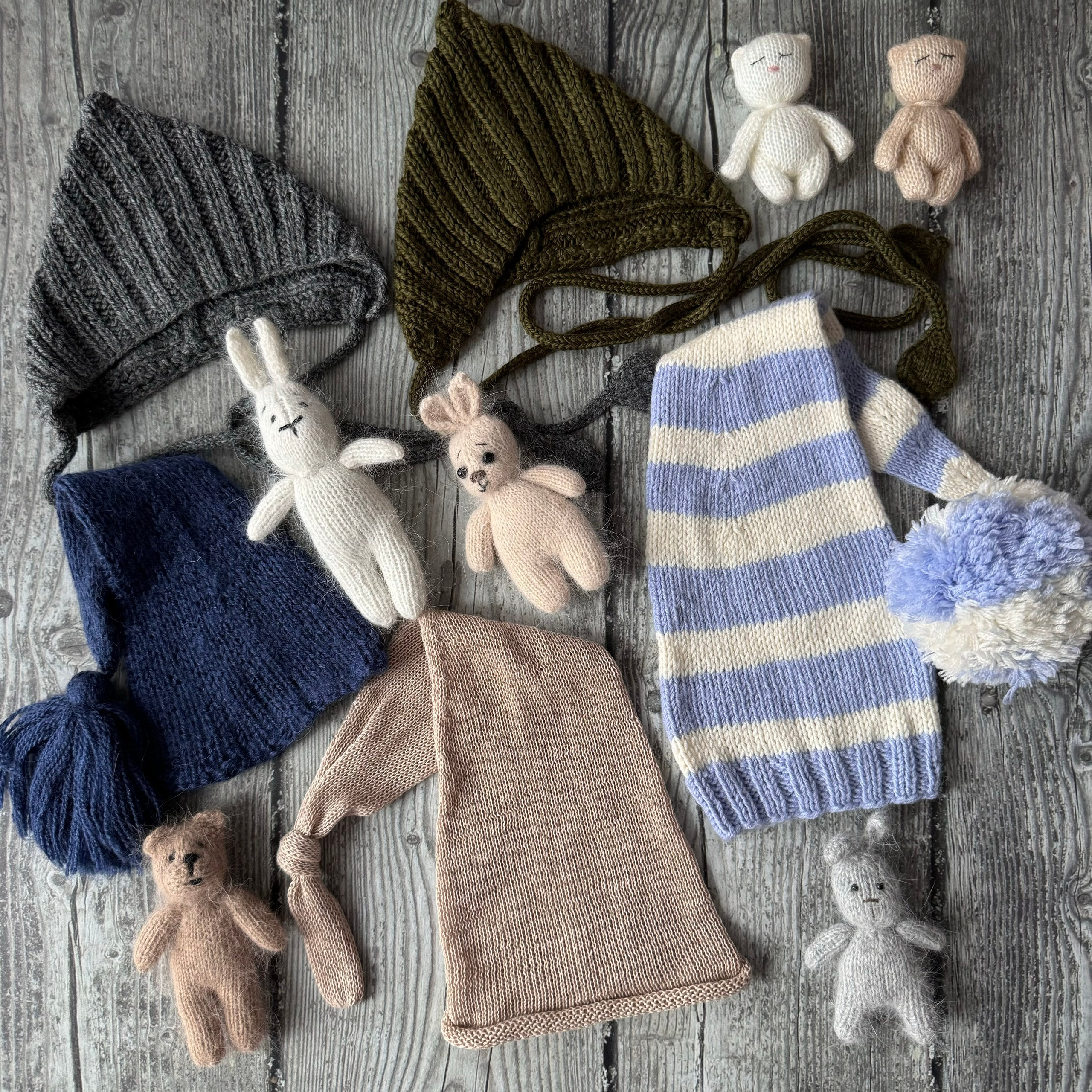 Костюмы и аксессуары для фотосессии новорожденных | Реквизит для съемки newborn в Москве. Фотосессия новорожденных в Москве и Московской области | Профессиональный фотограф newborn — Татьяна Иванова