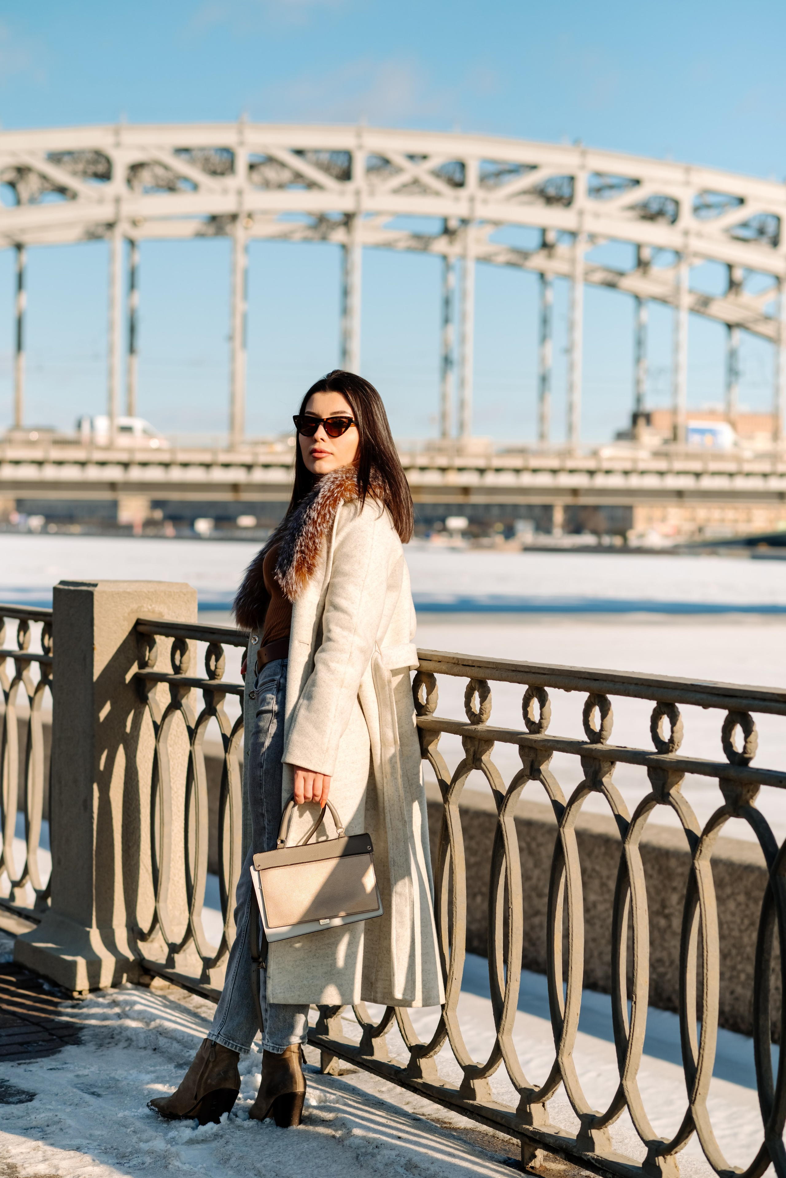 Большеохтинский мост. Свадебный и сеейный фотограф в Санкт-Петербурге Елена Худякова
