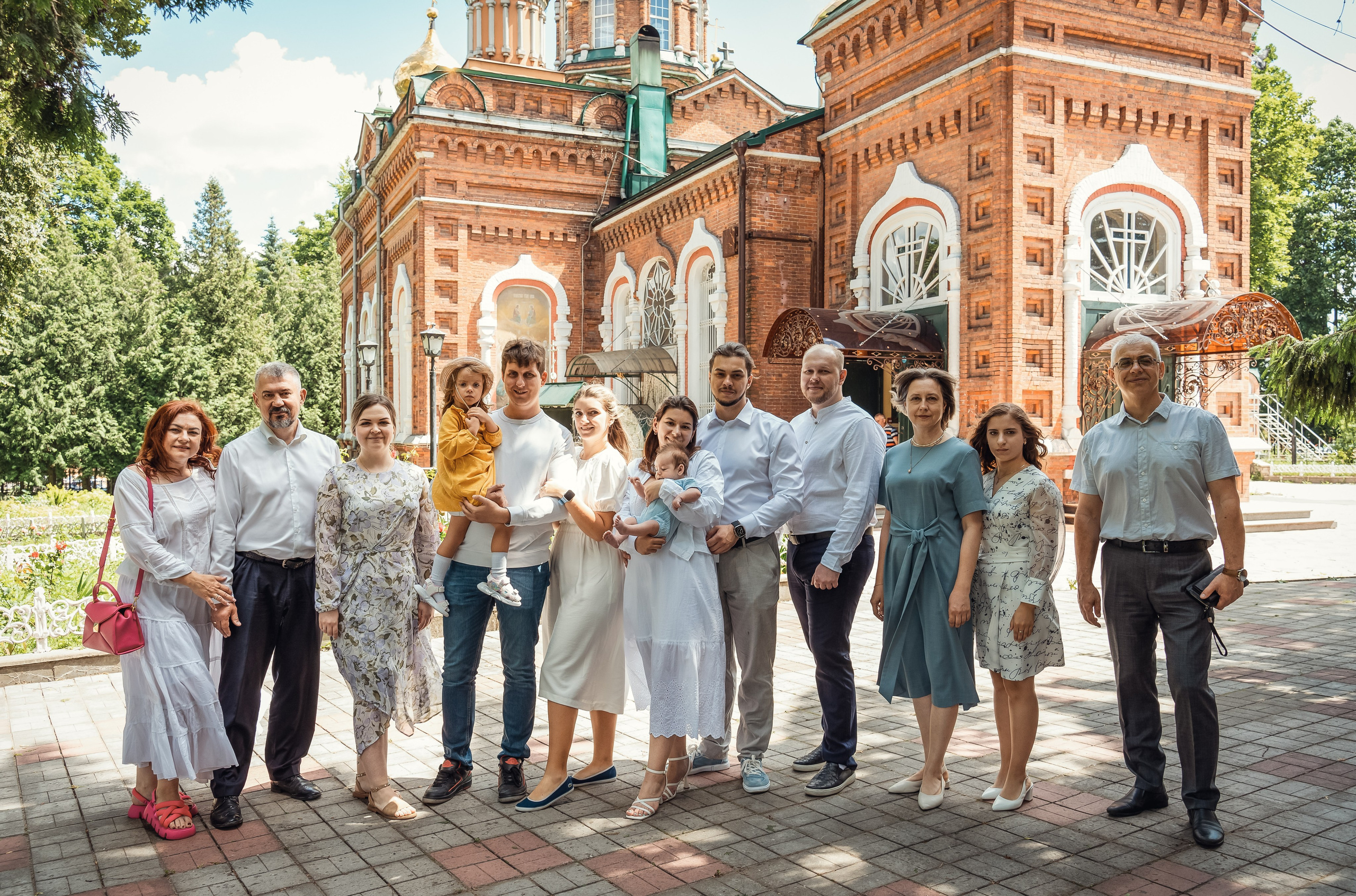 Крещение Федора в храме 12 апостолов. Фотограф на Крещение Тула и Венчание в Туле, детский и семейный фотограф