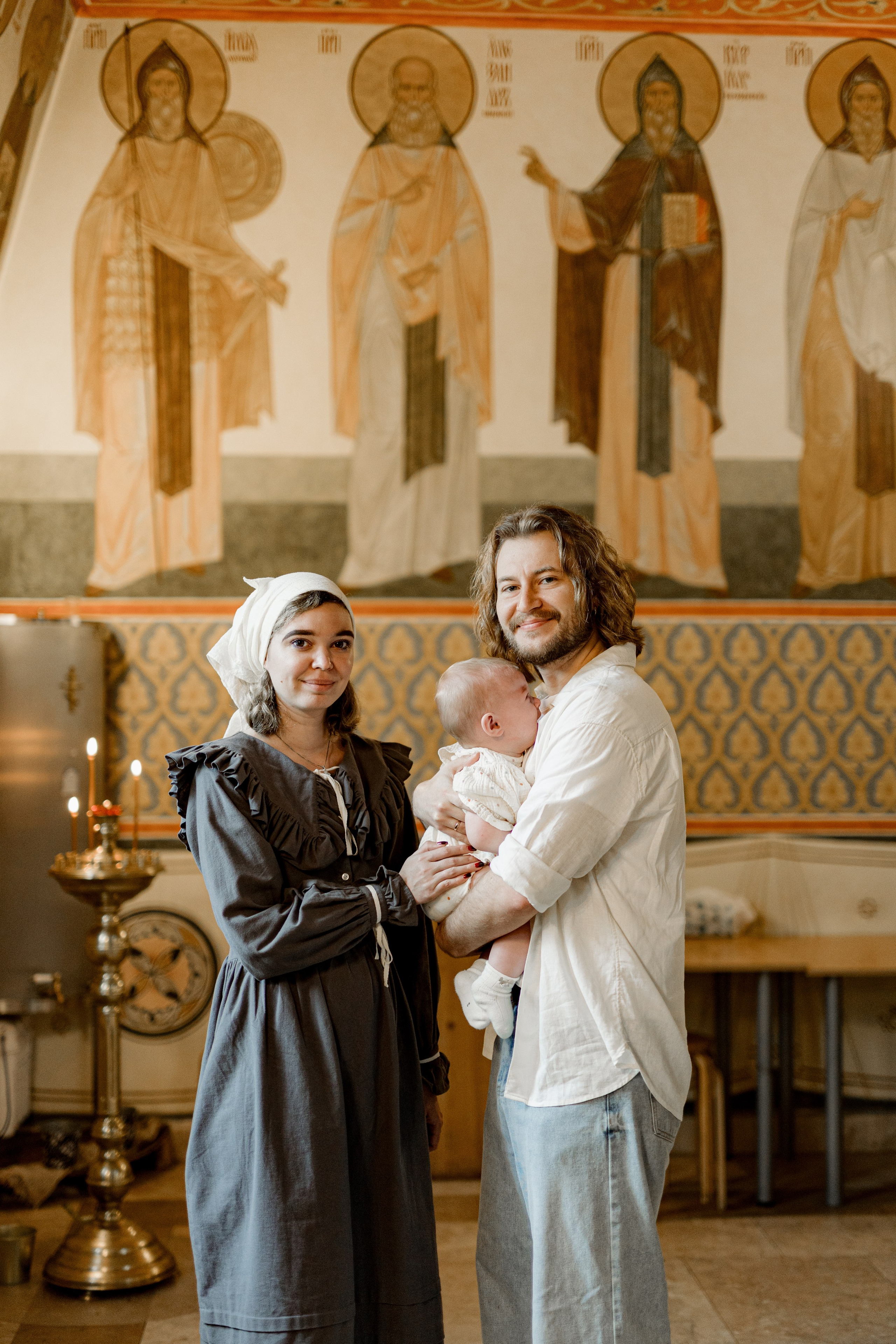 Таинство Крещения Веры. Фотограф новорождённых Newborn Москва