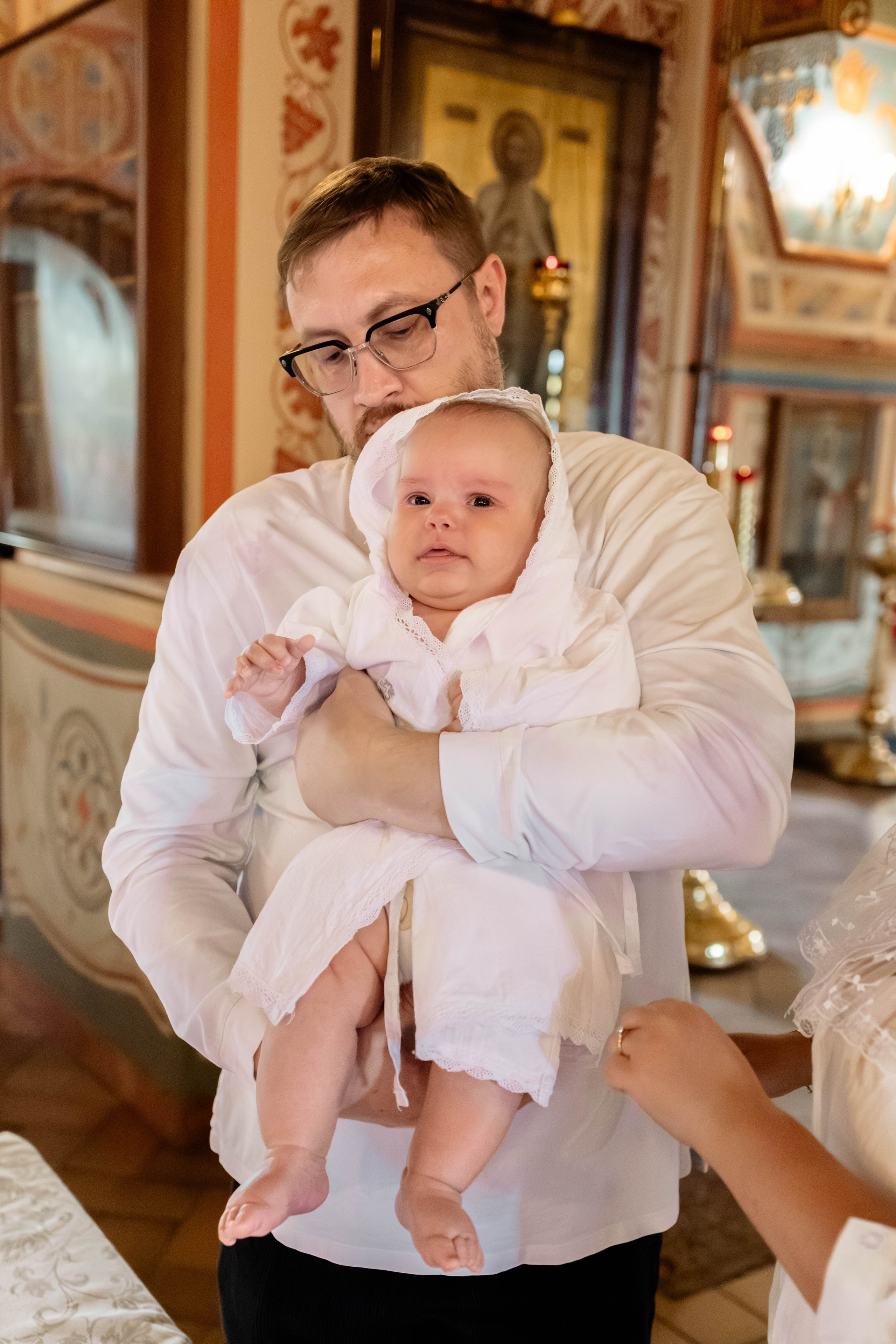 Таинство Крещения Евгения. Фотограф новорождённых Newborn Москва