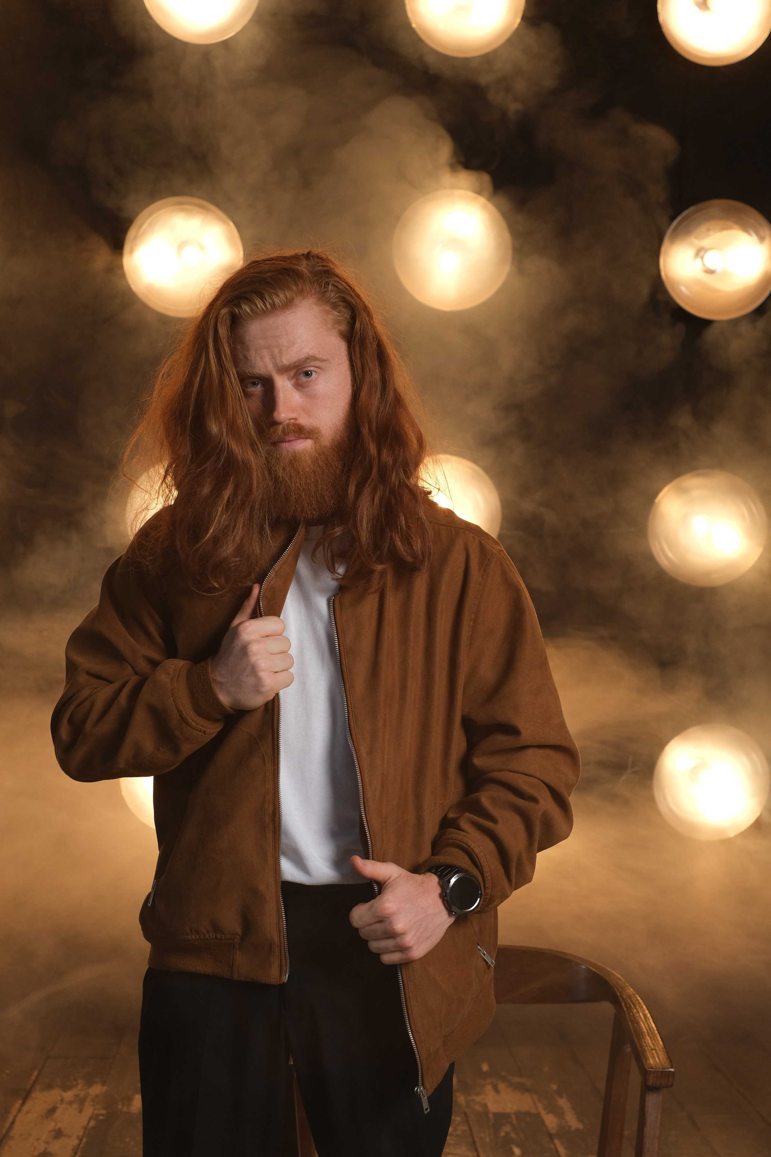 Мужской портрет. Даниил. Локация: WoodStudios. Фотограф Наталия Стромцова │Москва